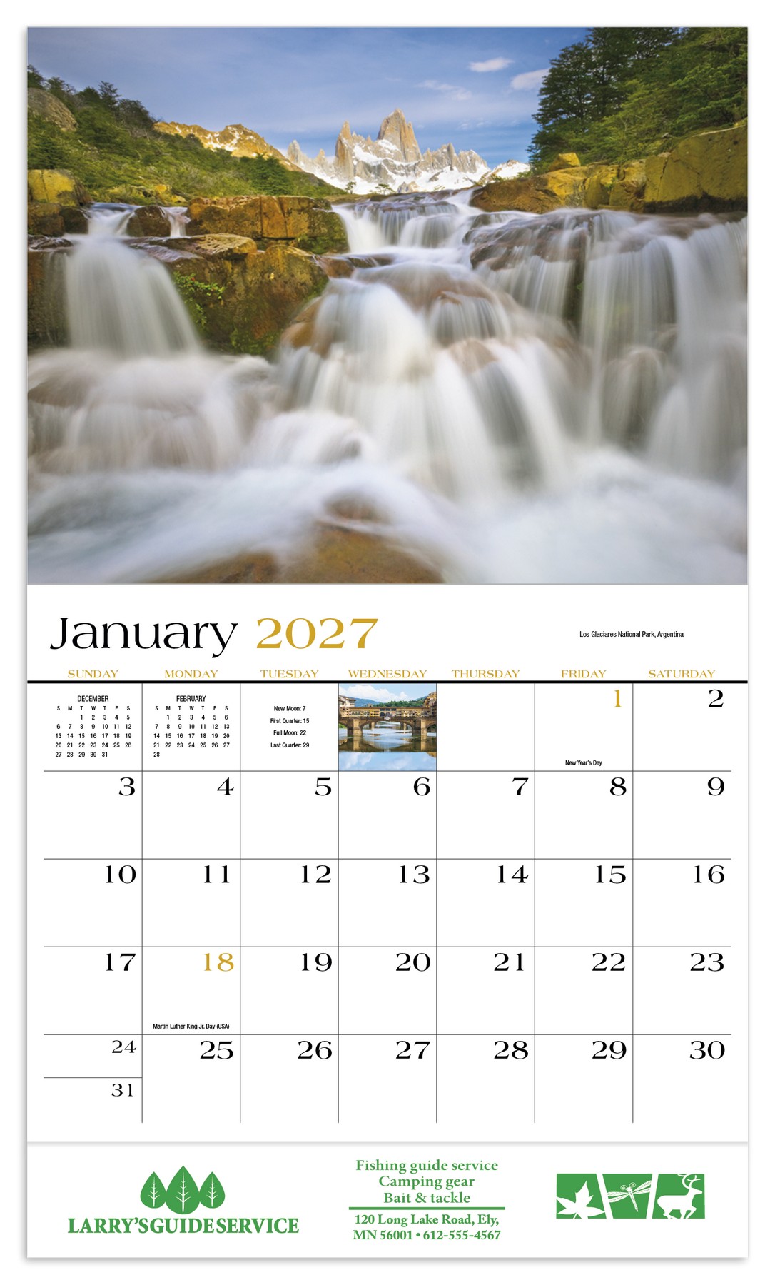 Picture of HotLine® Products Destination Dreams® Appointment Calendar - Stapled