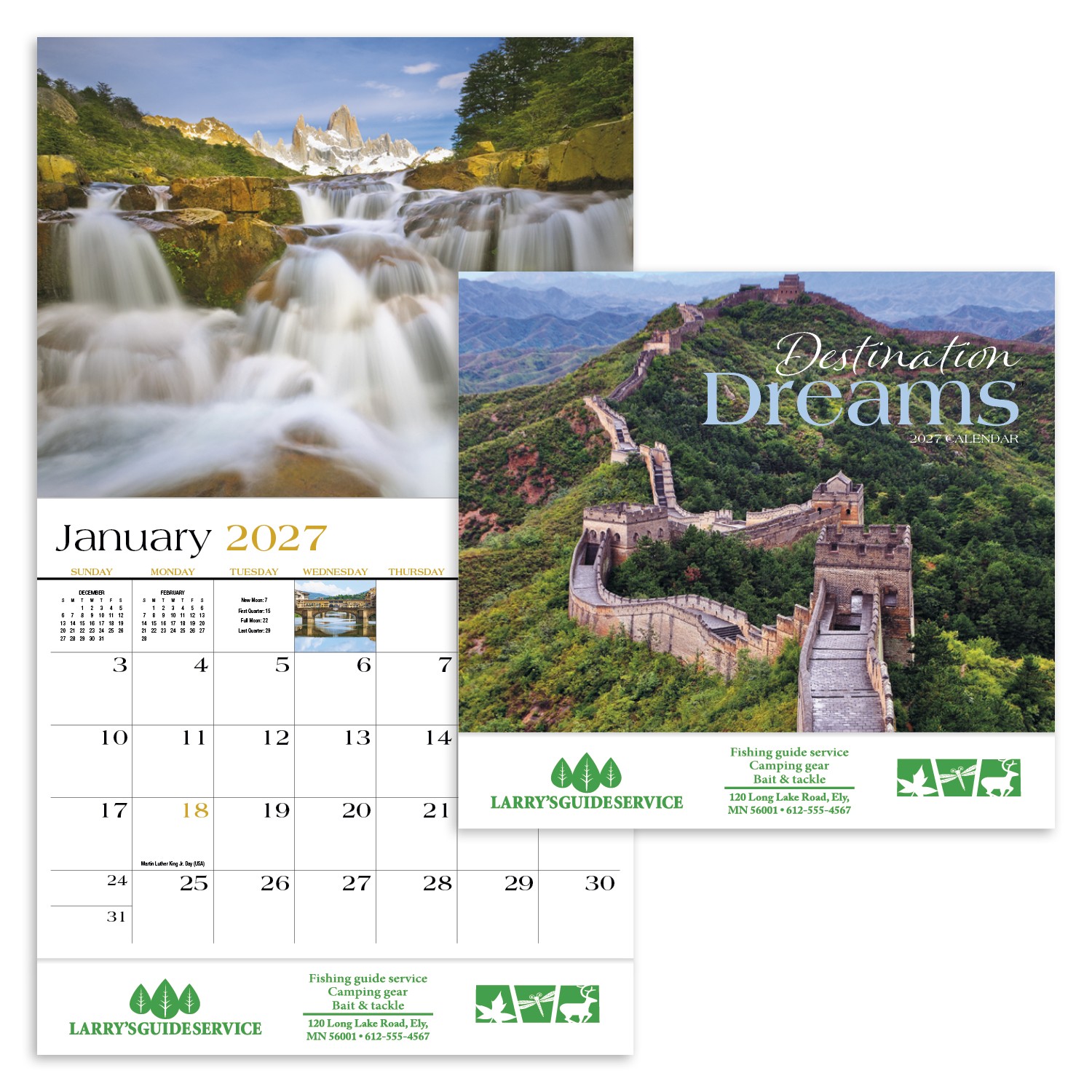 Picture of HotLine® Products Destination Dreams® Appointment Calendar - Stapled
