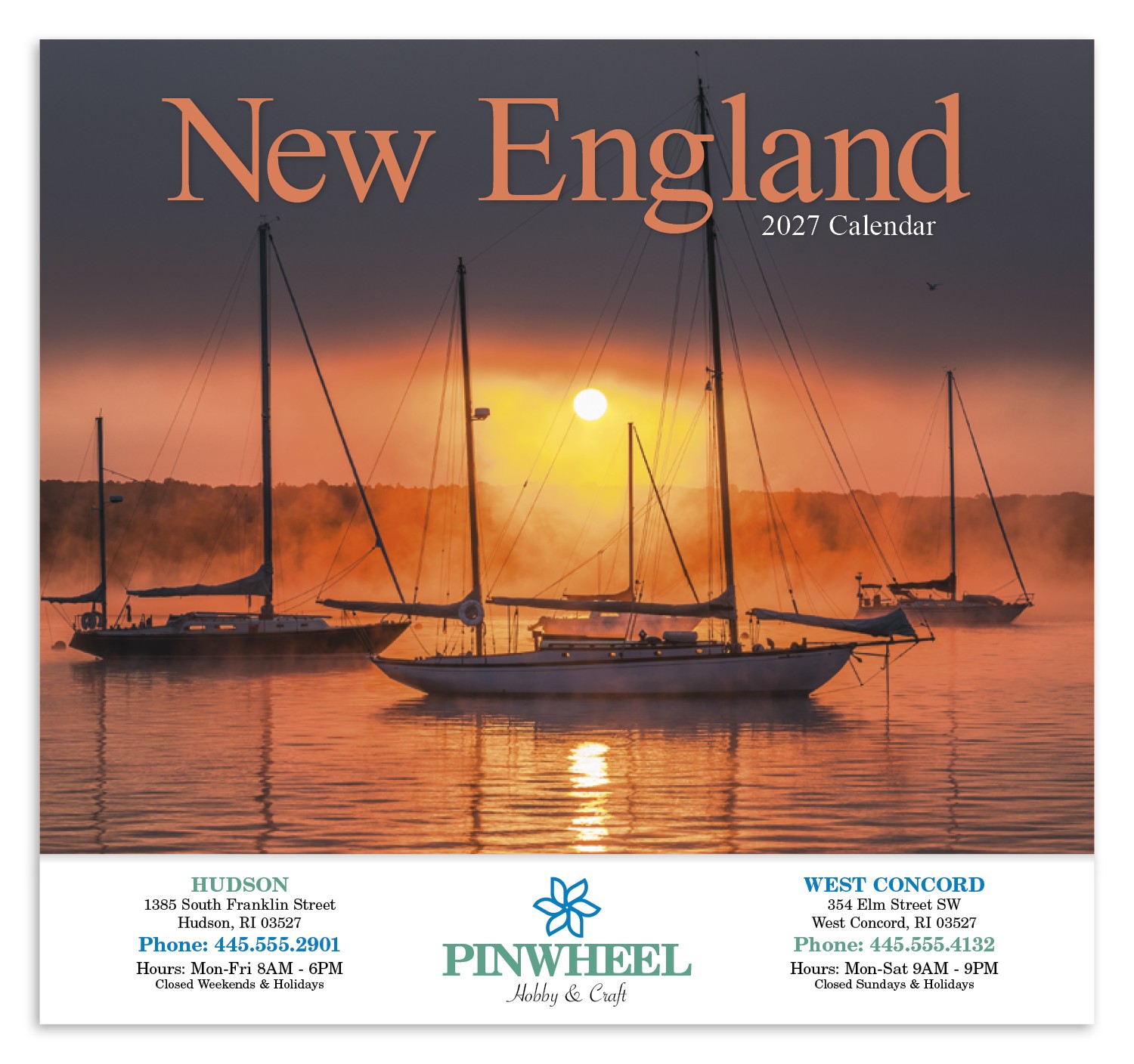 Picture of HotLine® Products New England Appointment Calendar - Stapled