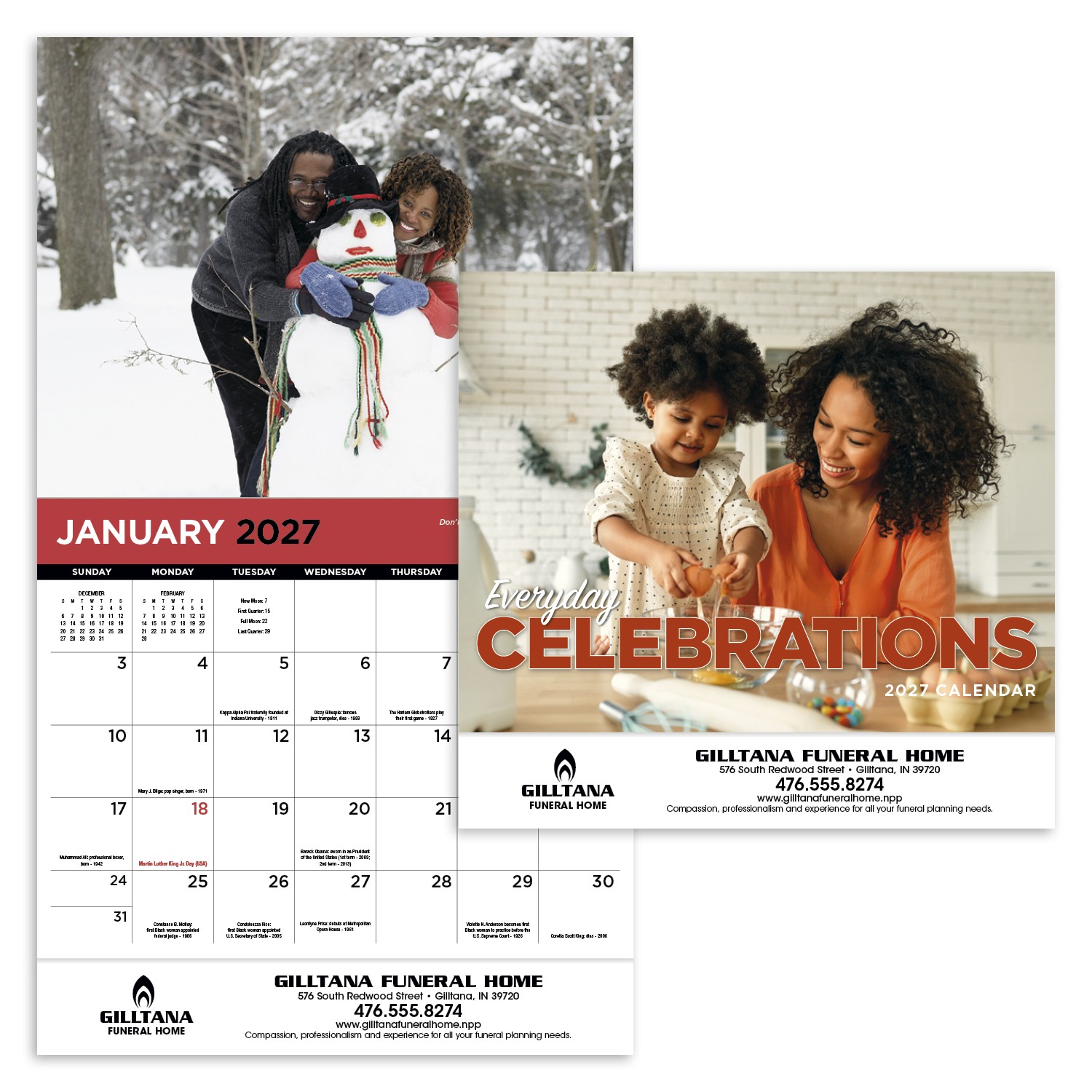 Picture of HotLine® Products Everyday Celebrations Appointment Calendar - Stapled