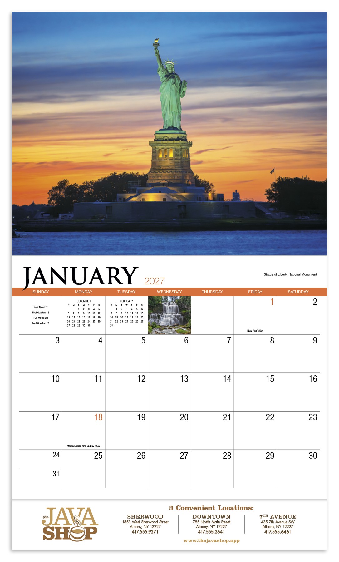 Picture of HotLine® Products New York Appointment Calendar - Stapled