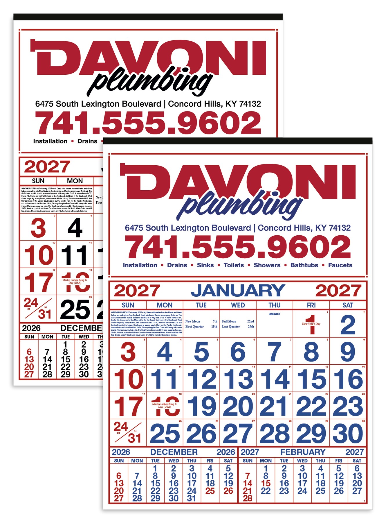 Picture of Skinner & Kennedy® Commercial 12-Sheet Calendar