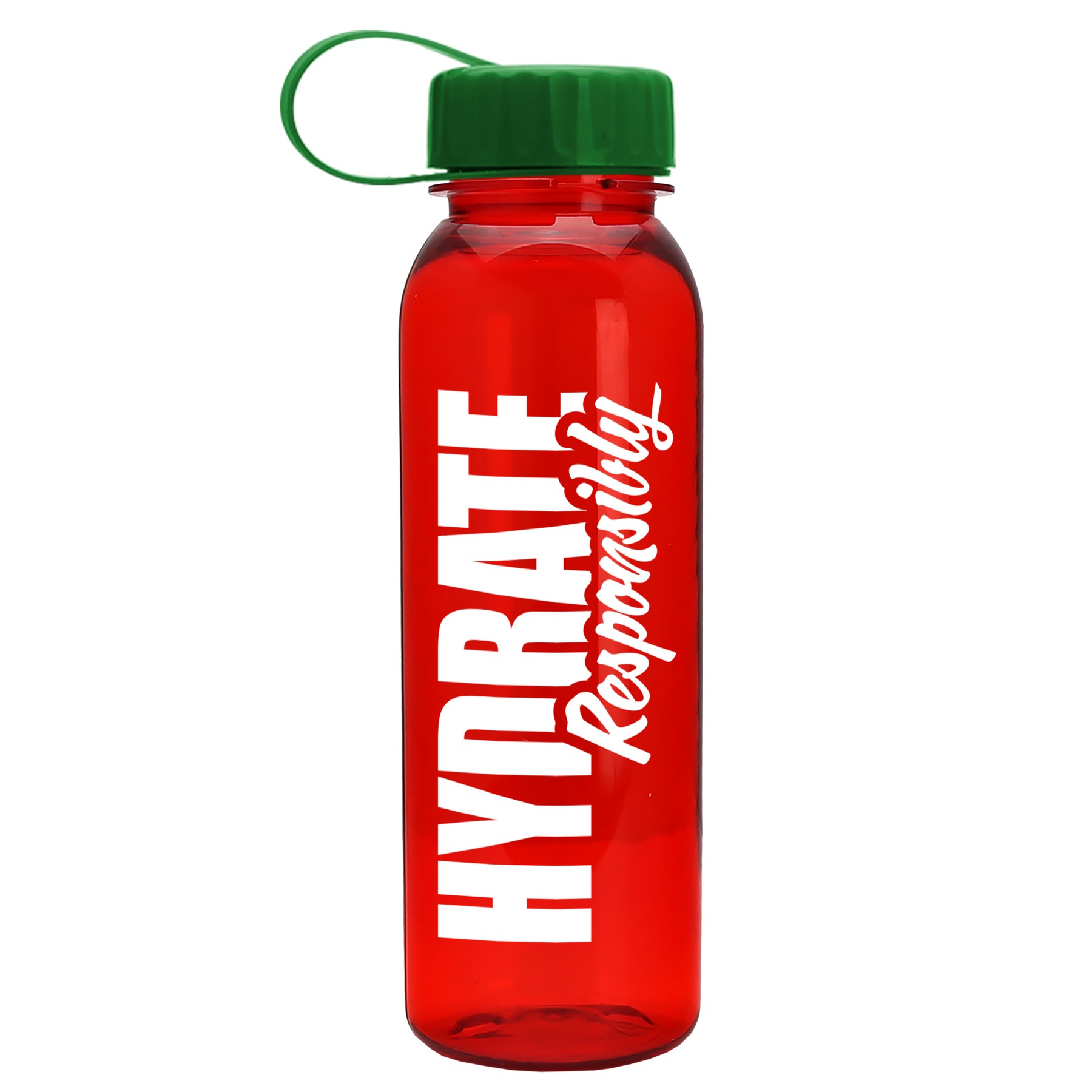 Picture of Garyline® Outdoorsman Tritan® Renew Bottle with Tethered Lid - 24 oz.