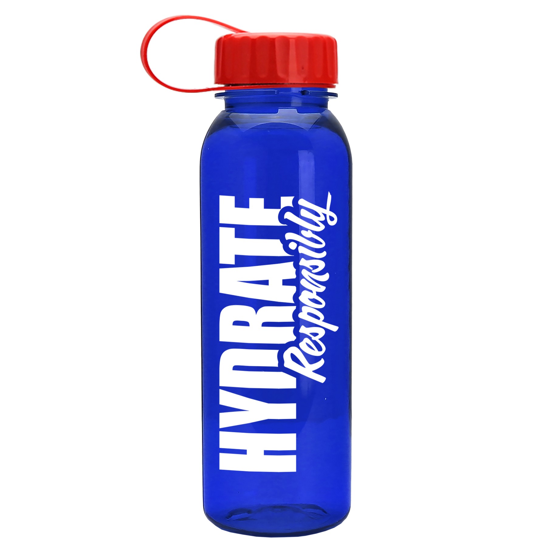 Picture of Garyline® Outdoorsman Tritan® Renew Bottle with Tethered Lid - 24 oz.