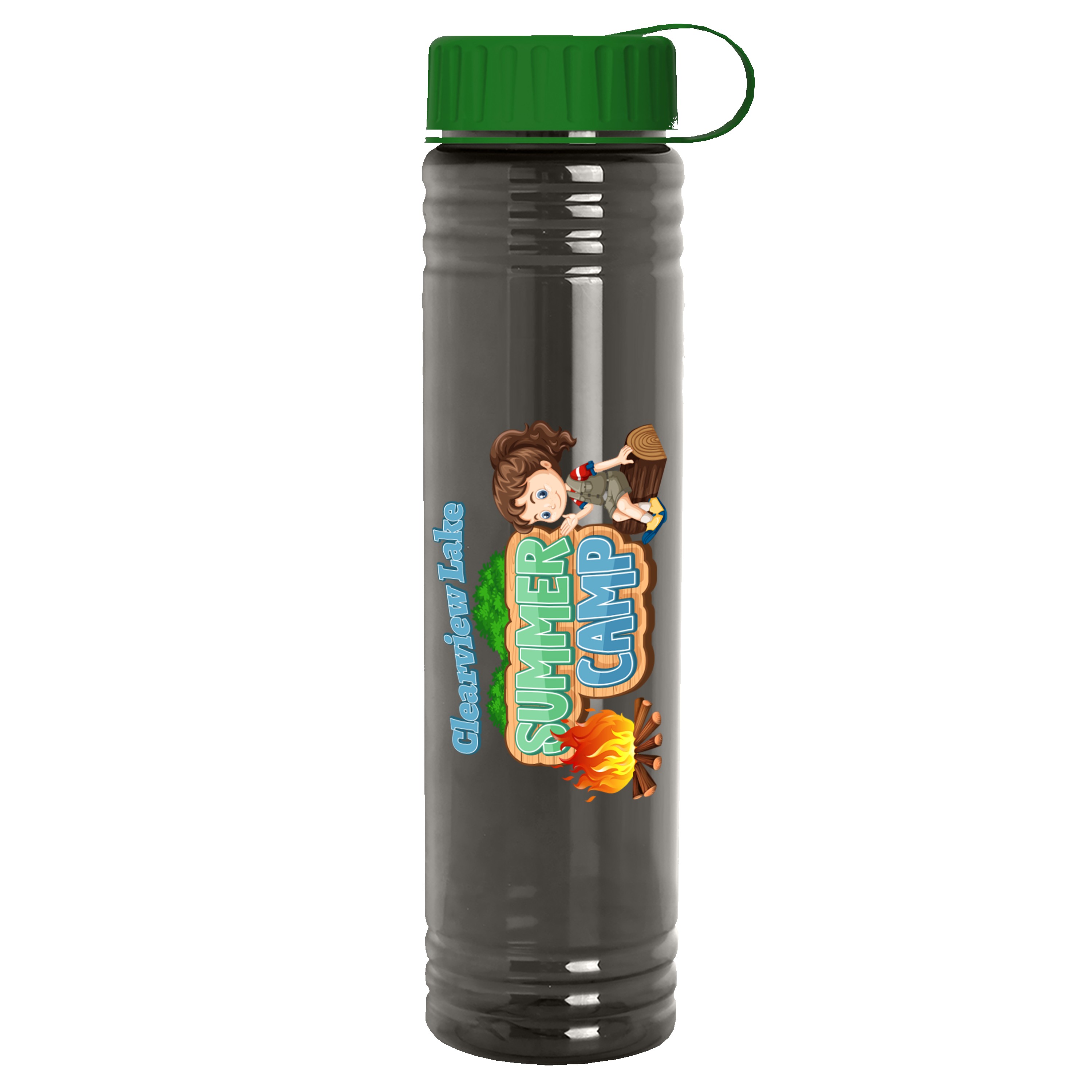 Picture of Garyline® Adventure Tritan® Renew Bottle with Tethered Lid - 32 oz.