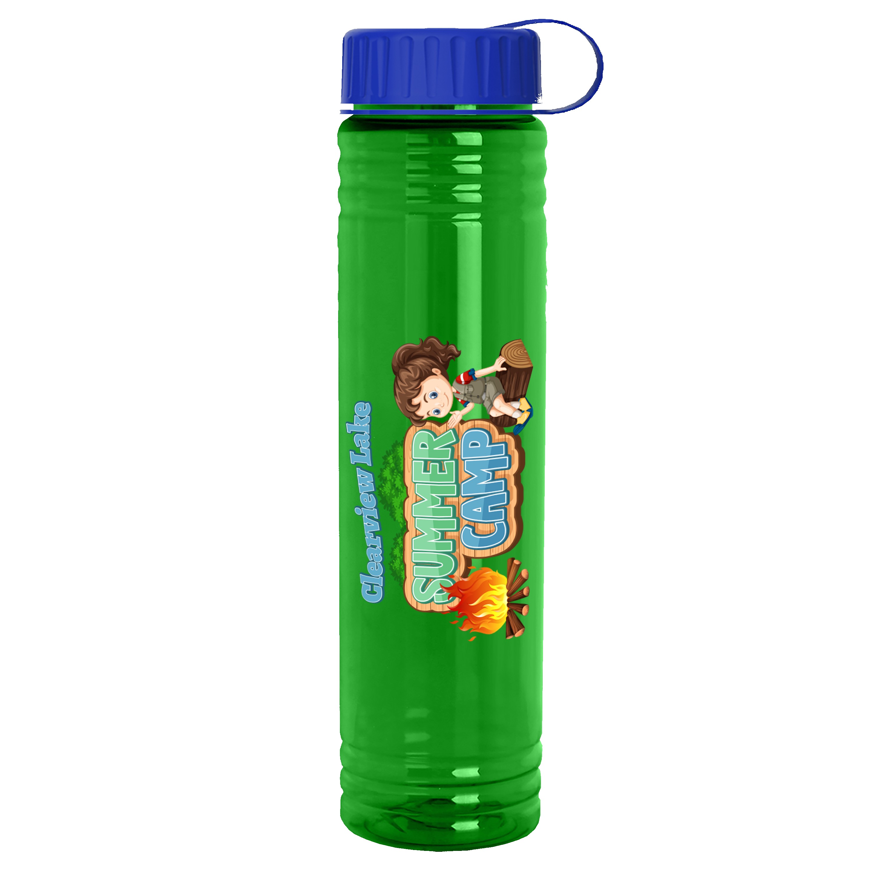 Picture of Garyline® Adventure Tritan® Renew Bottle with Tethered Lid - 32 oz.