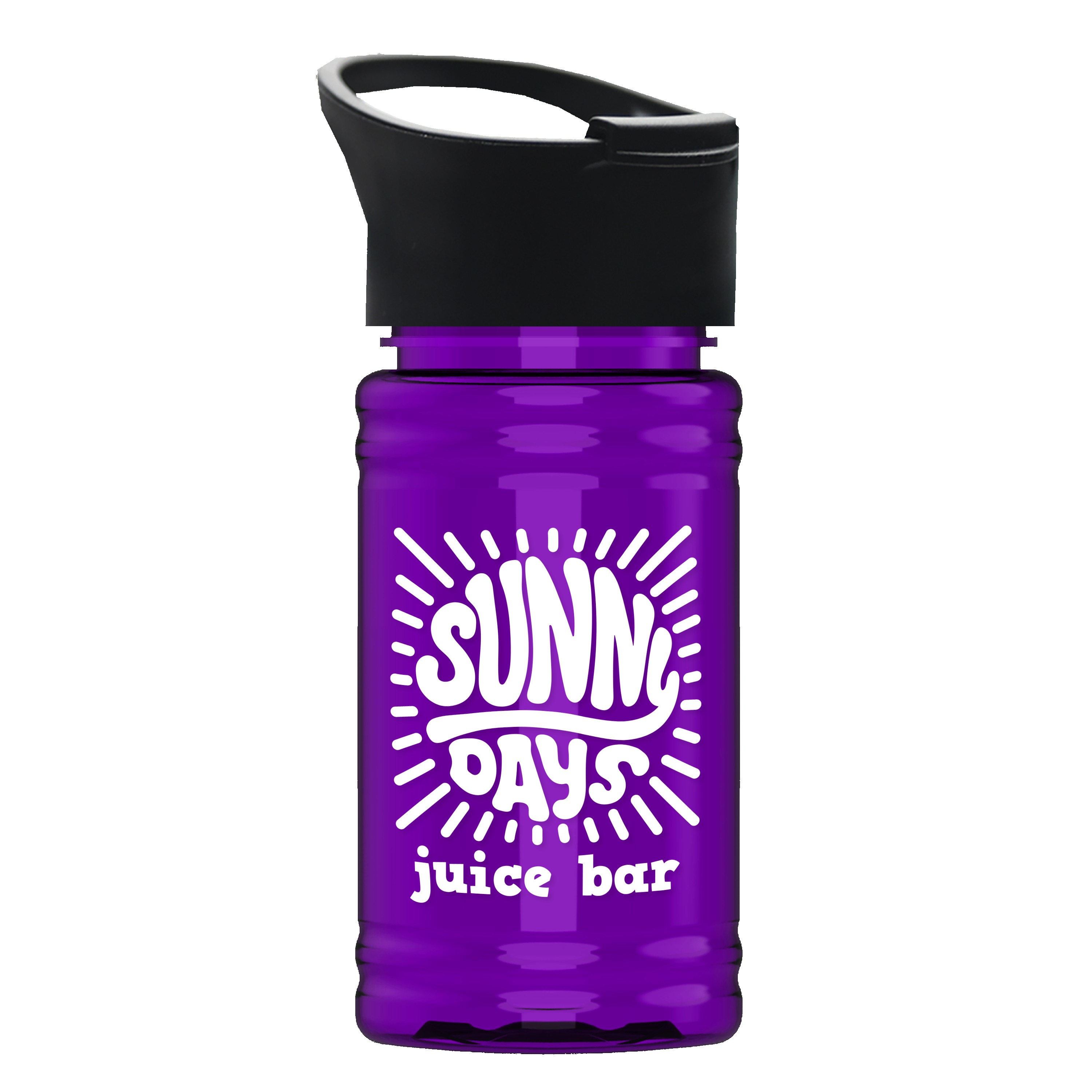 Picture of Garyline® Mini RPET Bottle with Pop-Up Lid - 16 oz.