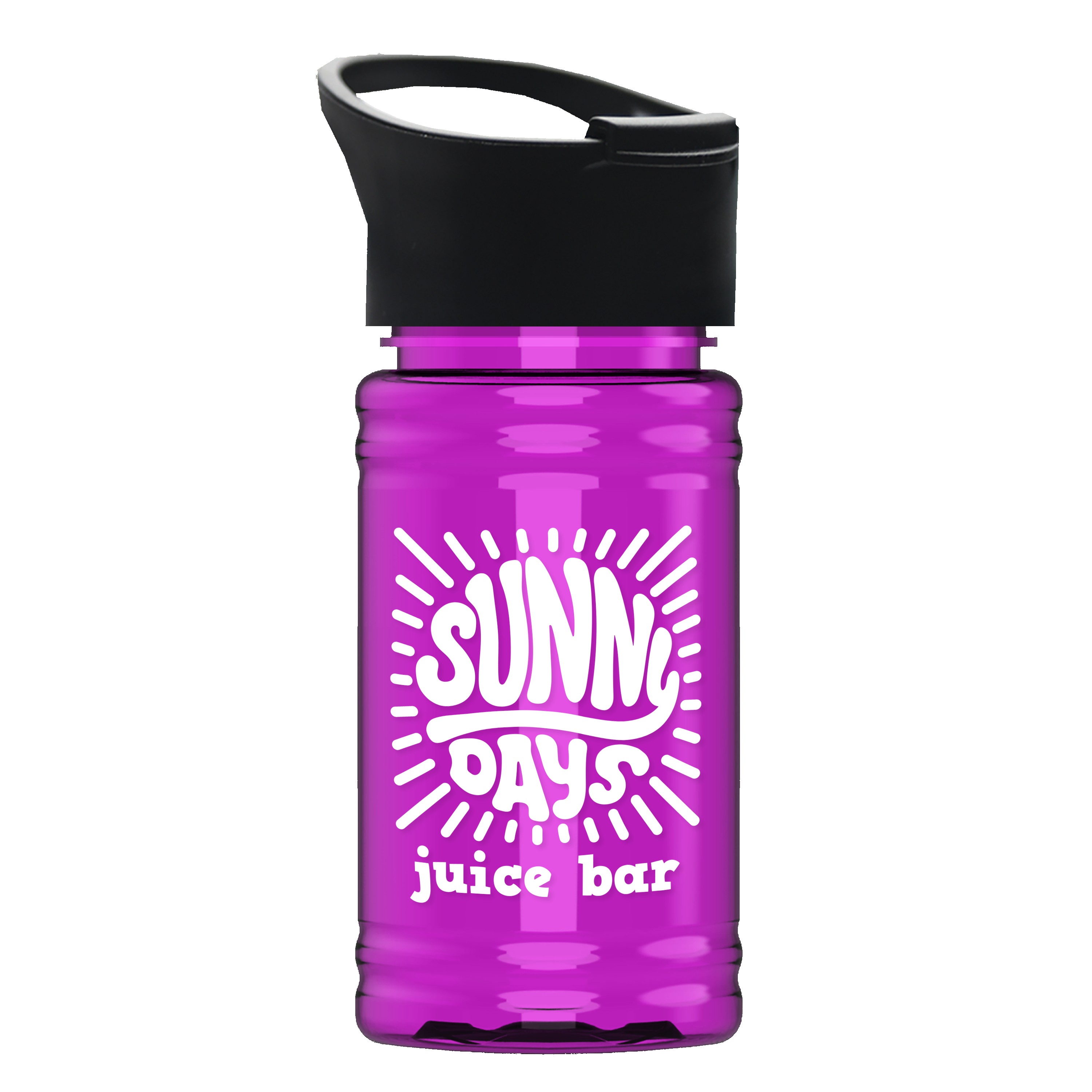 Picture of Garyline® Mini RPET Bottle with Pop-Up Lid - 16 oz.