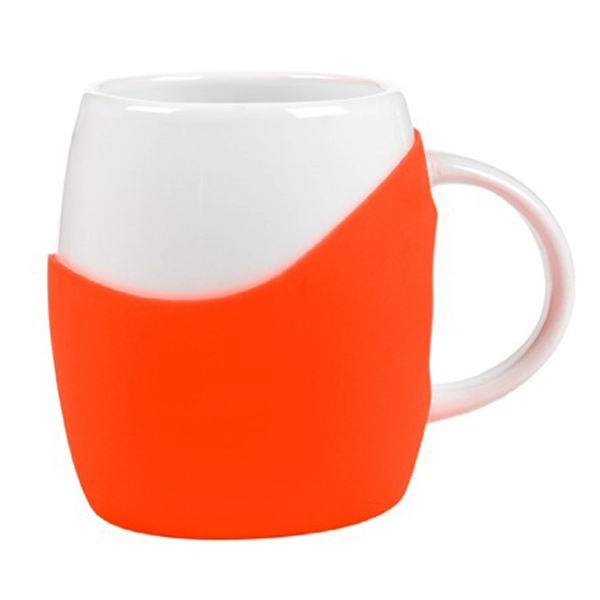 Picture of 14 oz Rotunda with Silicone Band Mug
