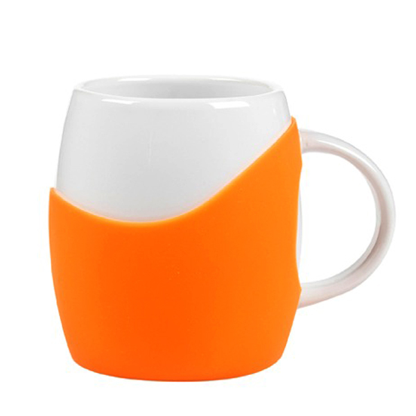 Picture of 14 oz Rotunda with Silicone Band Mug
