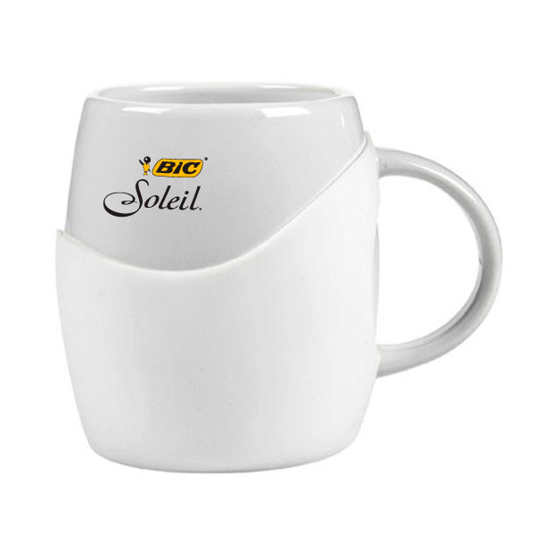 Picture of 14 oz Rotunda with Silicone Band Mug