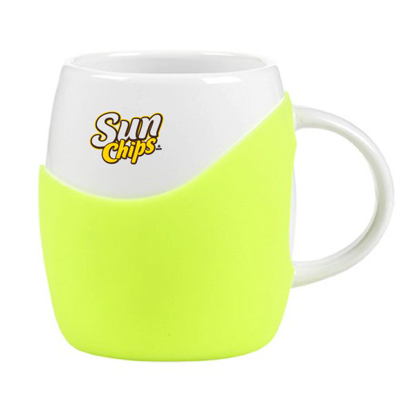 Picture of 14 oz Rotunda with Silicone Band Mug