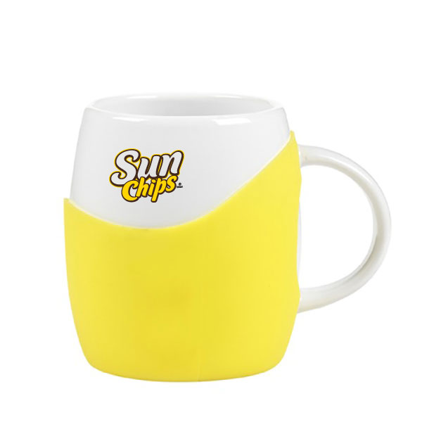 Picture of 14 oz Rotunda with Silicone Band Mug