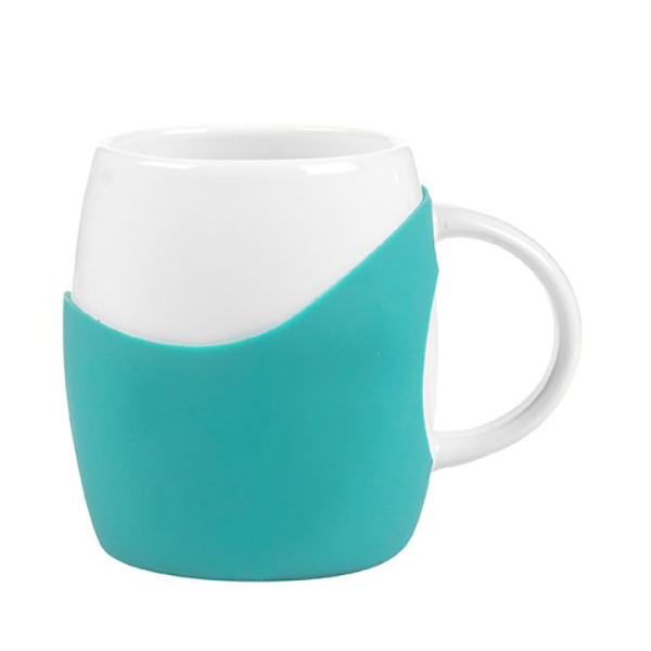 Picture of 14 oz Rotunda with Silicone Band Mug