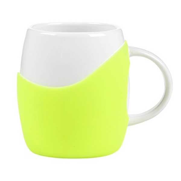 Picture of 14 oz Rotunda with Silicone Band Mug