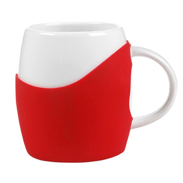 Picture of 14 oz Rotunda with Silicone Band Mug