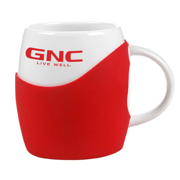 Picture of 14 oz Rotunda with Silicone Band Mug