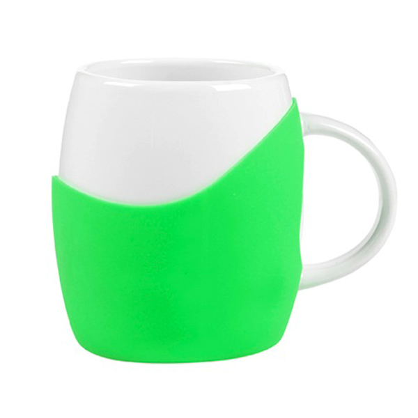 Picture of 14 oz Rotunda with Silicone Band Mug