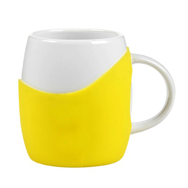 Picture of 14 oz Rotunda with Silicone Band Mug