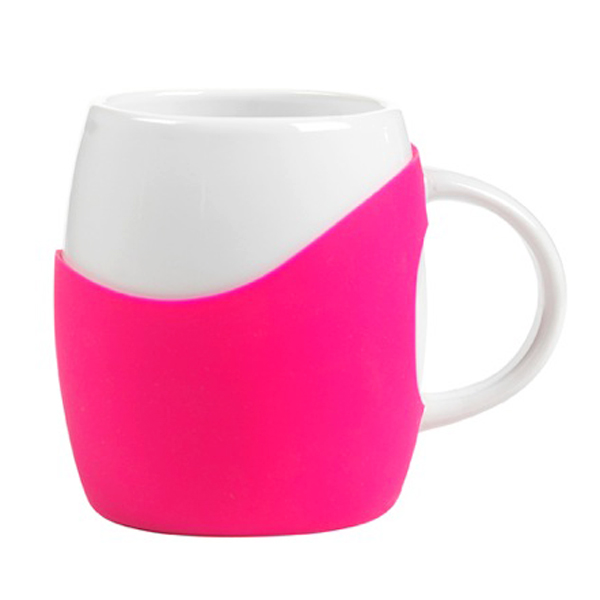 Picture of 14 oz Rotunda with Silicone Band Mug