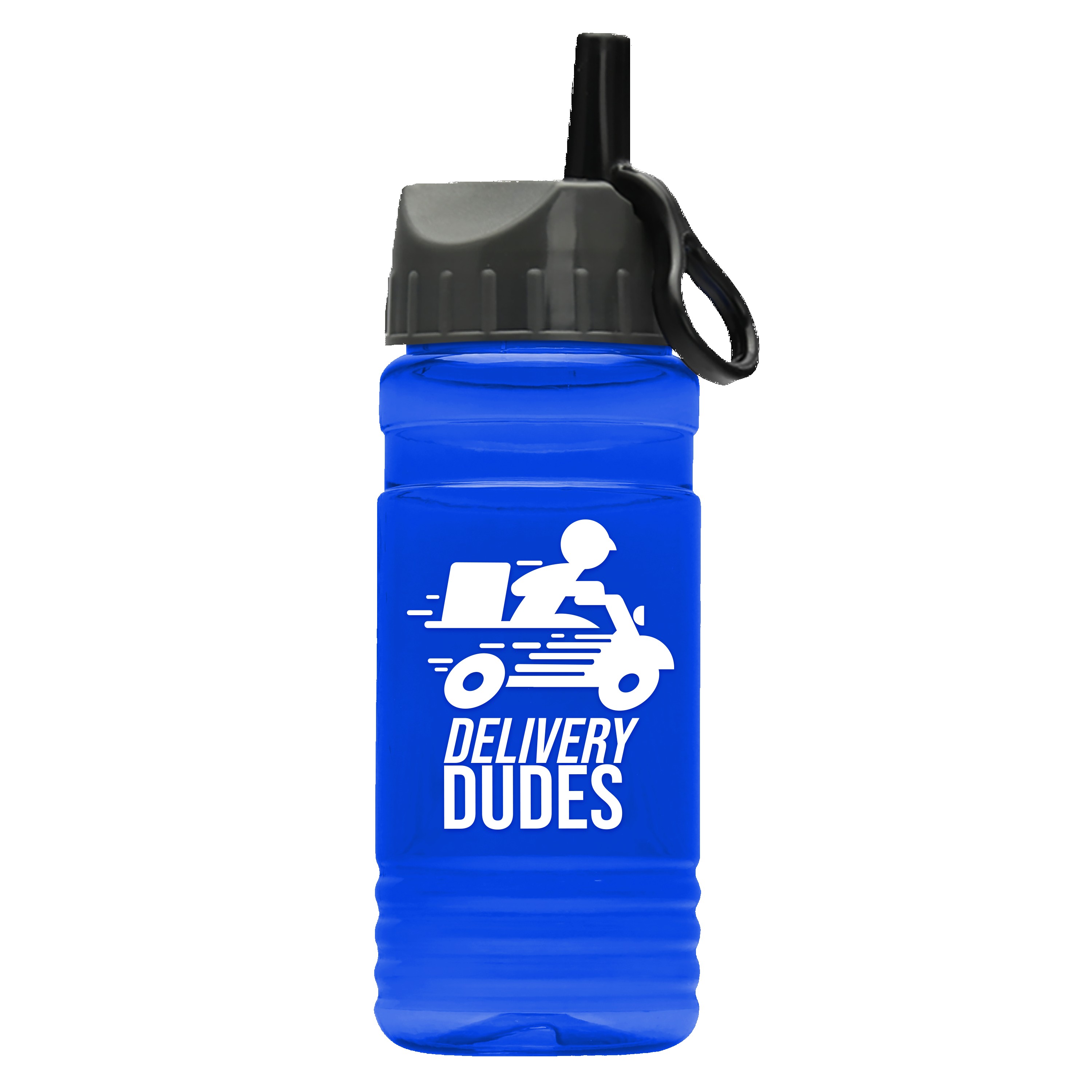 Picture of Garyline® RPET Bottle with Ring-Straw Lid - 20 oz.