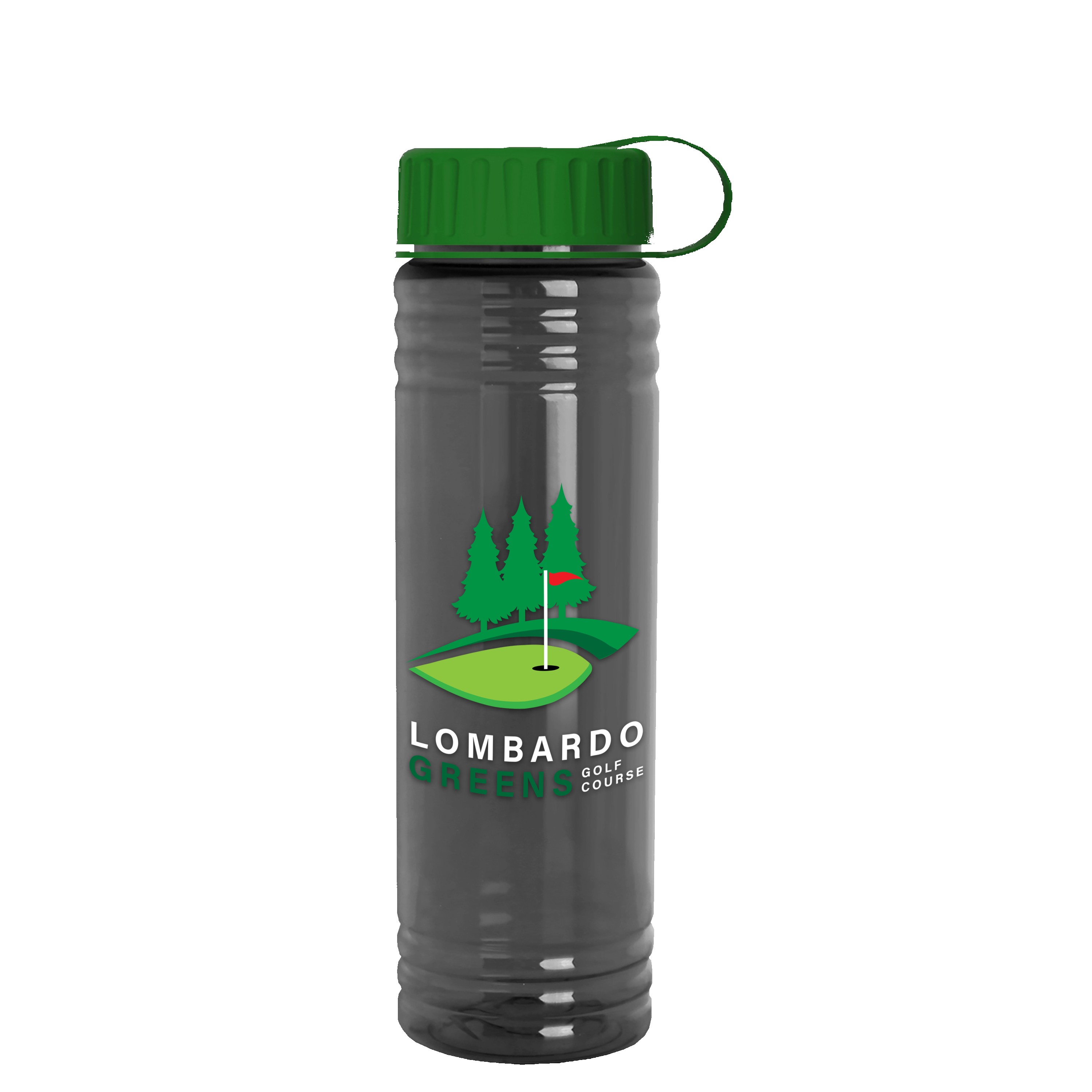 Picture of Garyline® Slim Fit RPET Bottle with Tethered Lid - 24 oz.