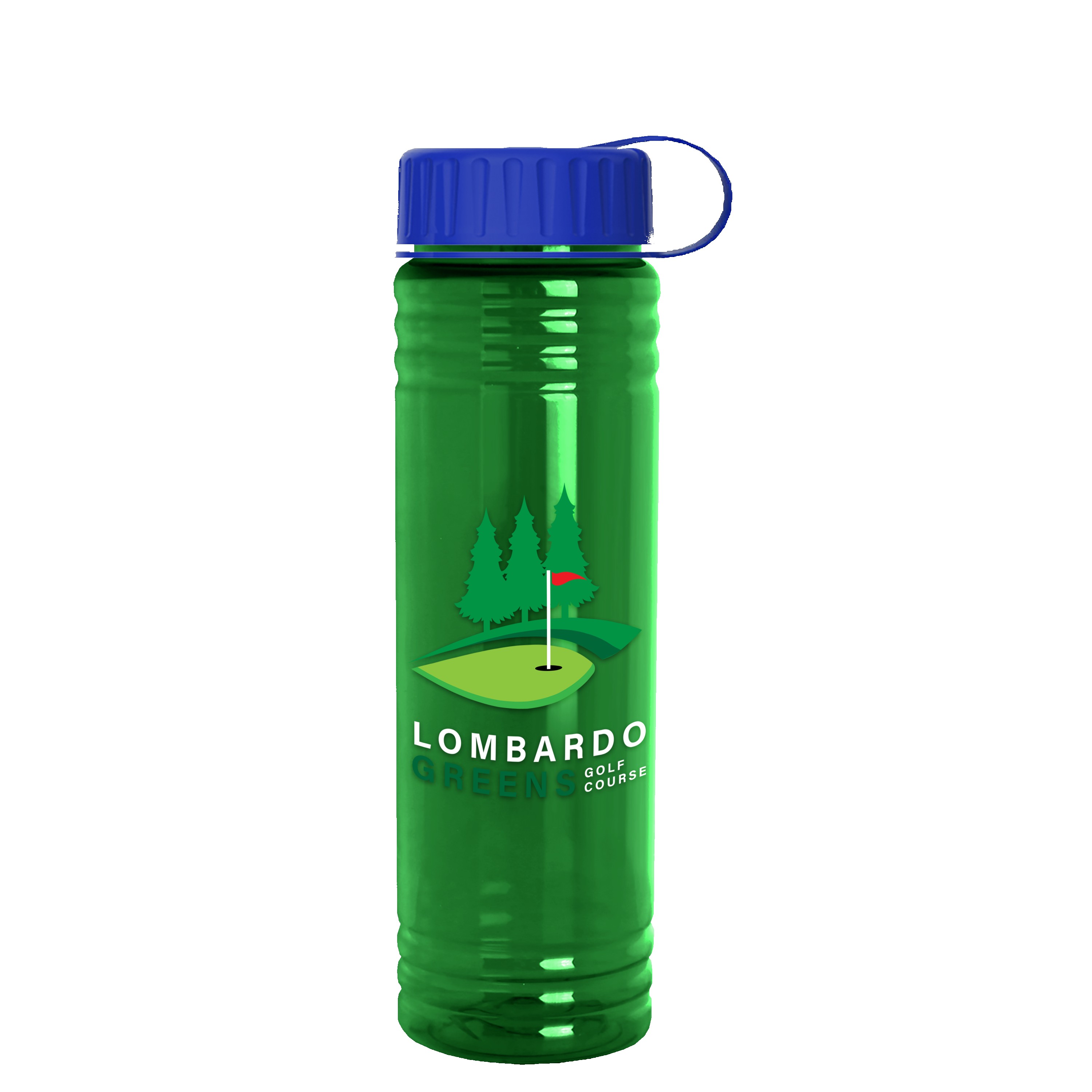 Picture of Garyline® Slim Fit RPET Bottle with Tethered Lid - 24 oz.