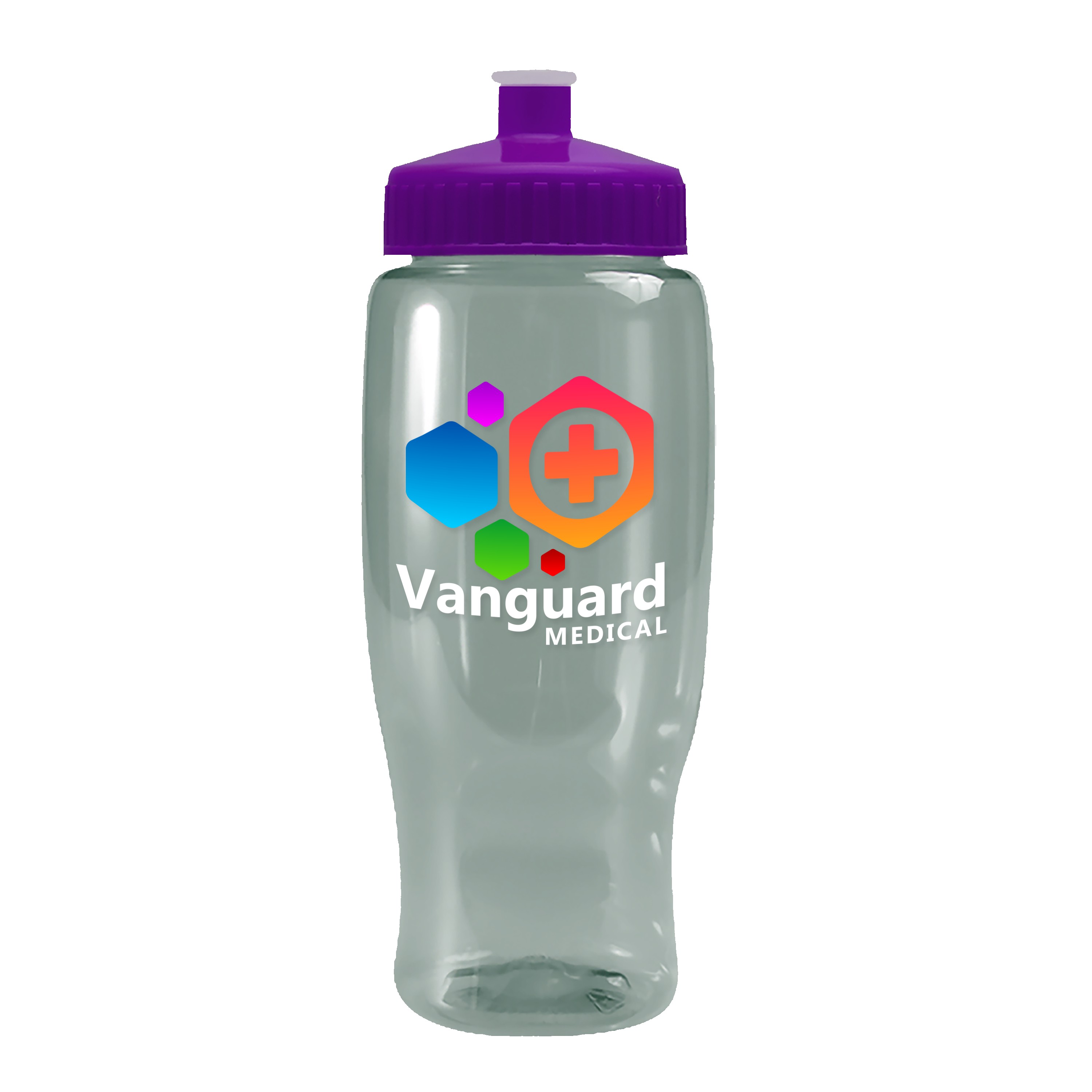 Picture of Garyline® Poly+ Recycled Bottle with Push-Pull Lid - 27 oz.