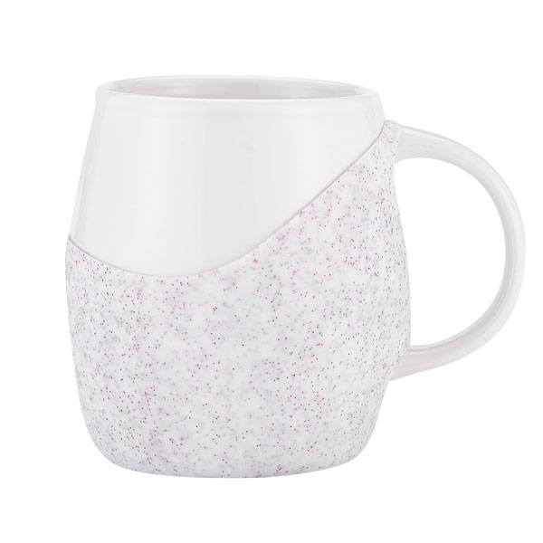 Picture of 14 oz Rotunda with Glitter Band Mug
