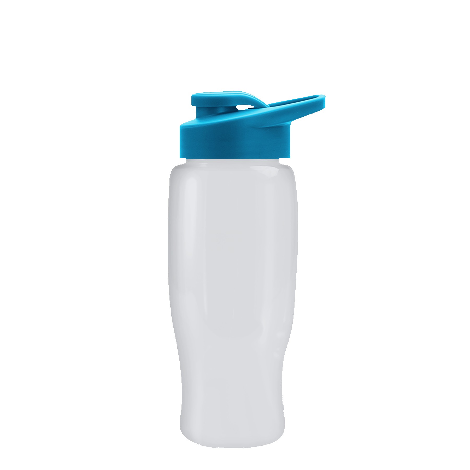 Picture of UpCycle Poly-Pure 27 oz. Transparent Bottle with Drink Thru Lid