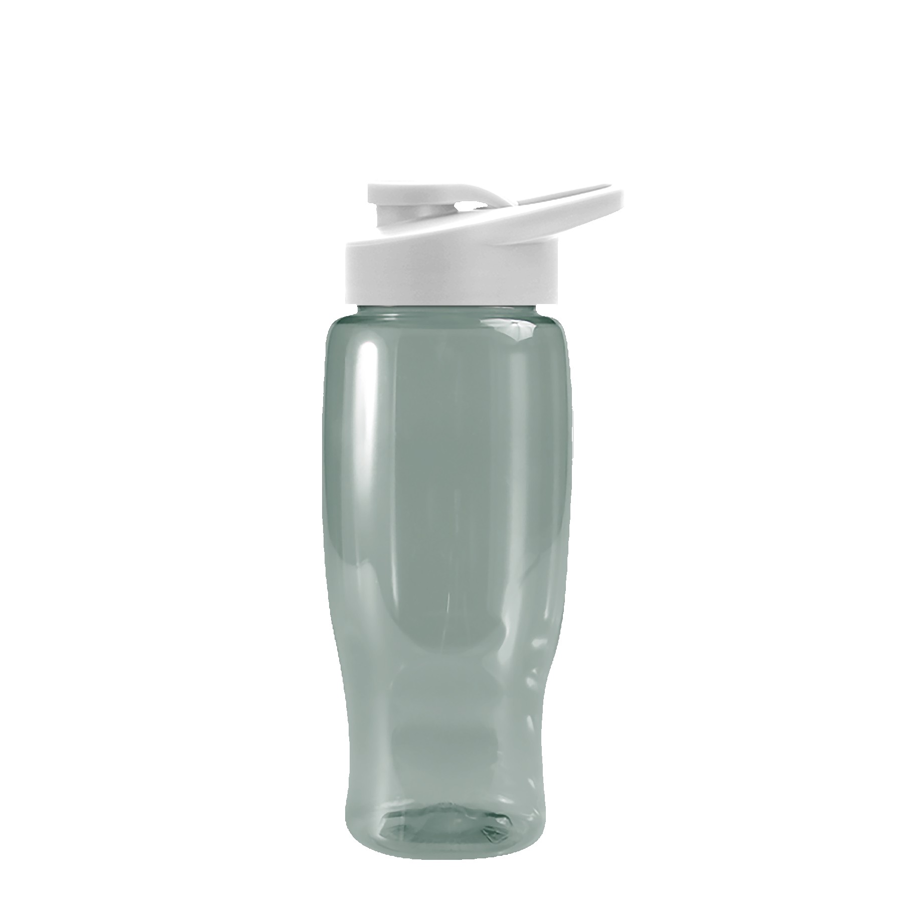 Picture of UpCycle Poly-Pure 27 oz. Transparent Bottle with Drink Thru Lid