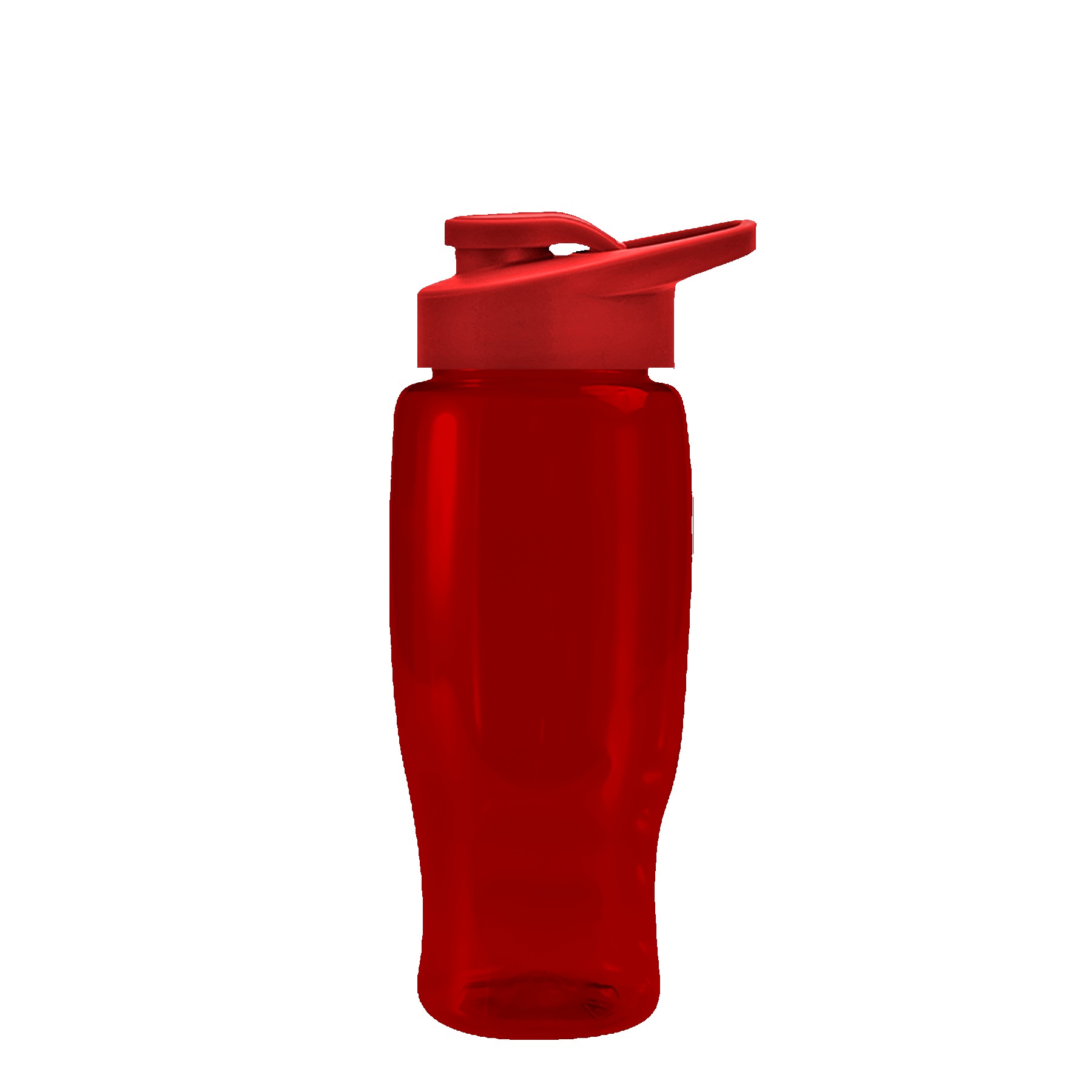Picture of UpCycle Poly-Pure 27 oz. Transparent Bottle with Drink Thru Lid