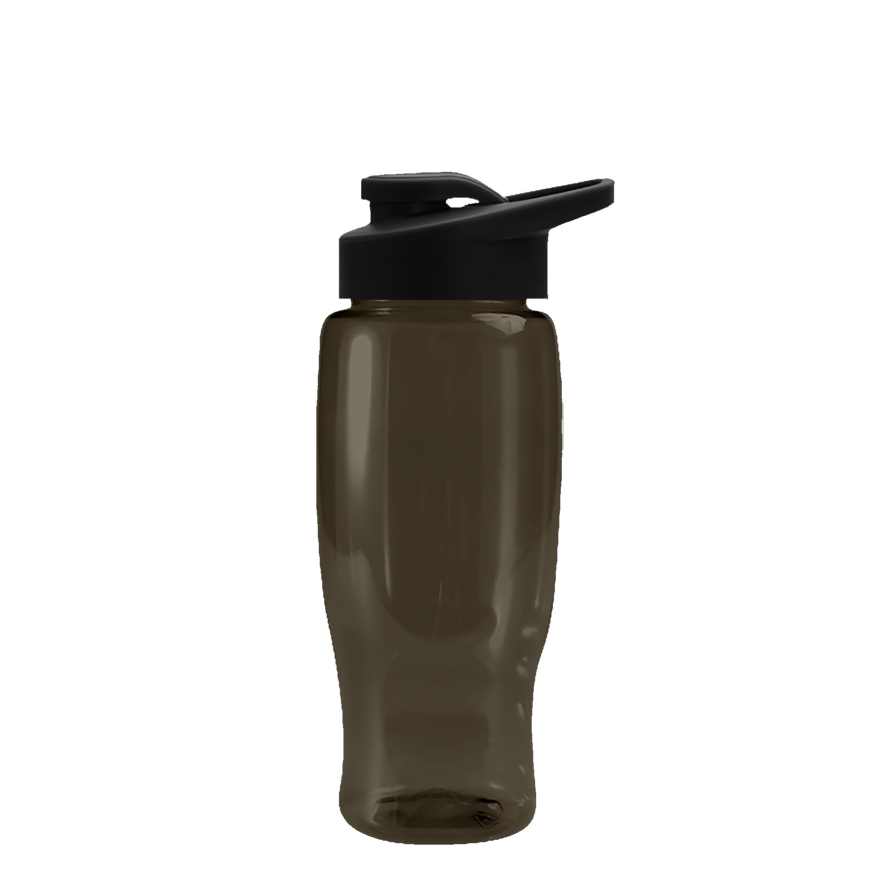 Picture of UpCycle Poly-Pure 27 oz. Transparent Bottle with Drink Thru Lid
