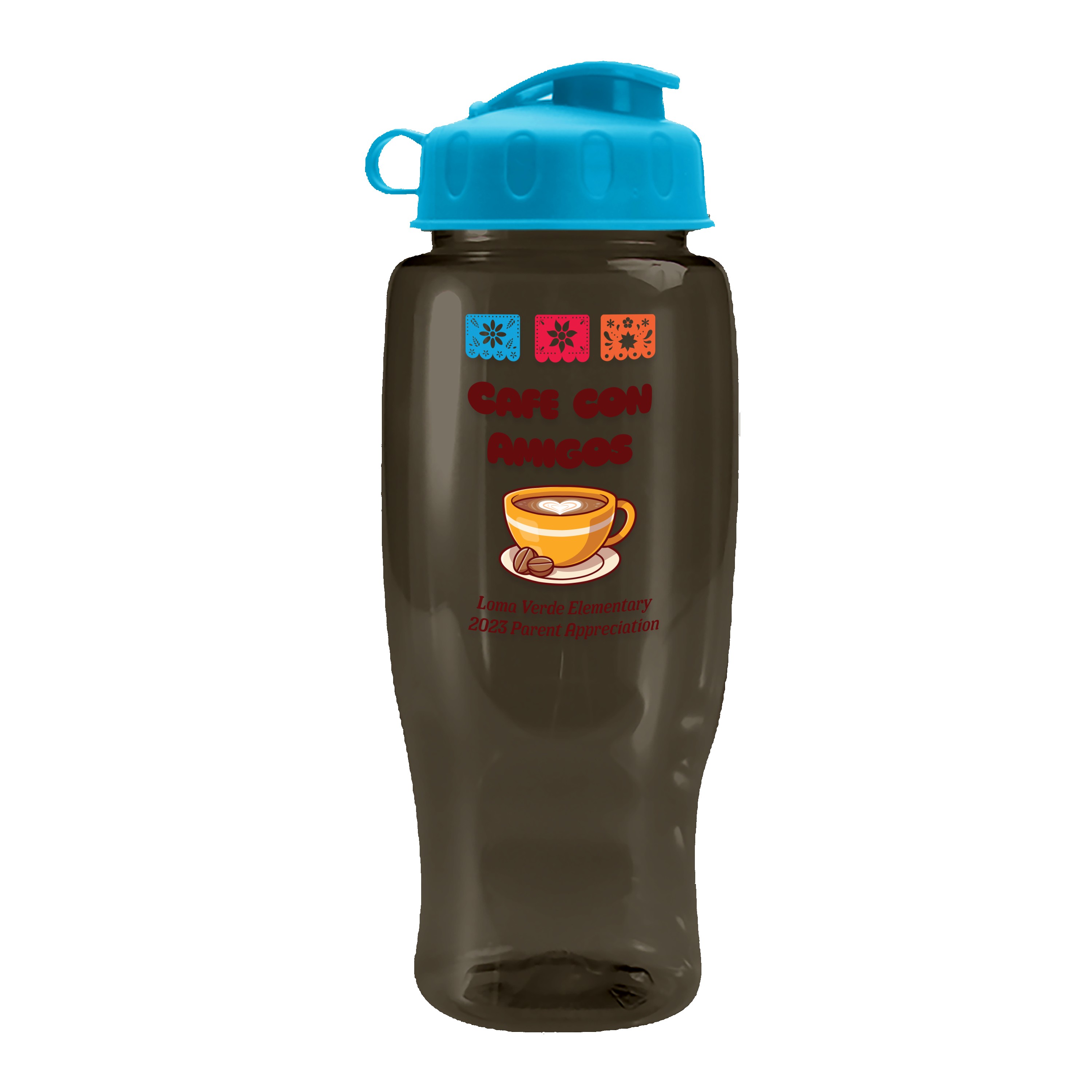 Picture of Garyline® Poly+ Recycled Bottle with Flip Lid - 27 oz.