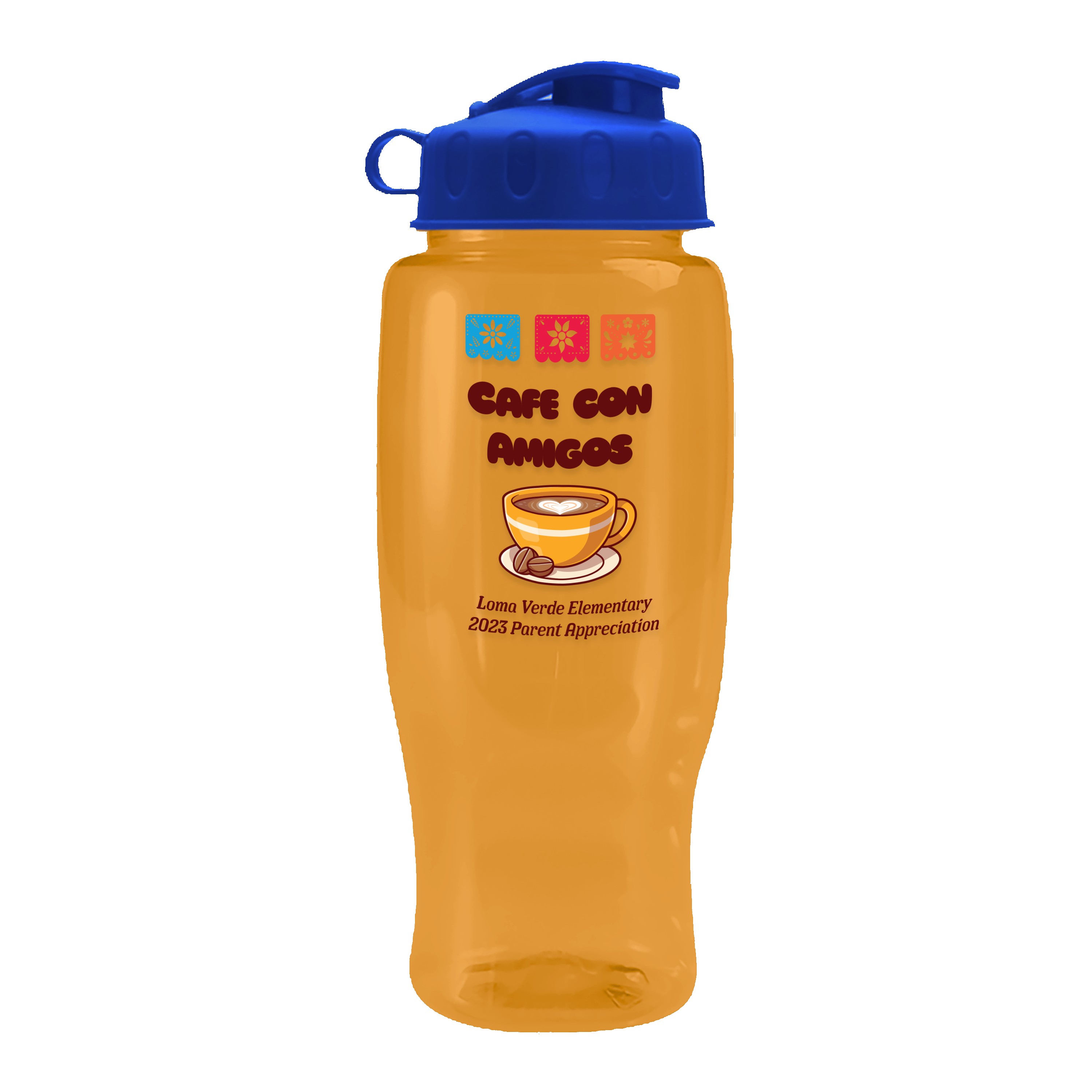Picture of Garyline® Poly+ Recycled Bottle with Flip Lid - 27 oz.