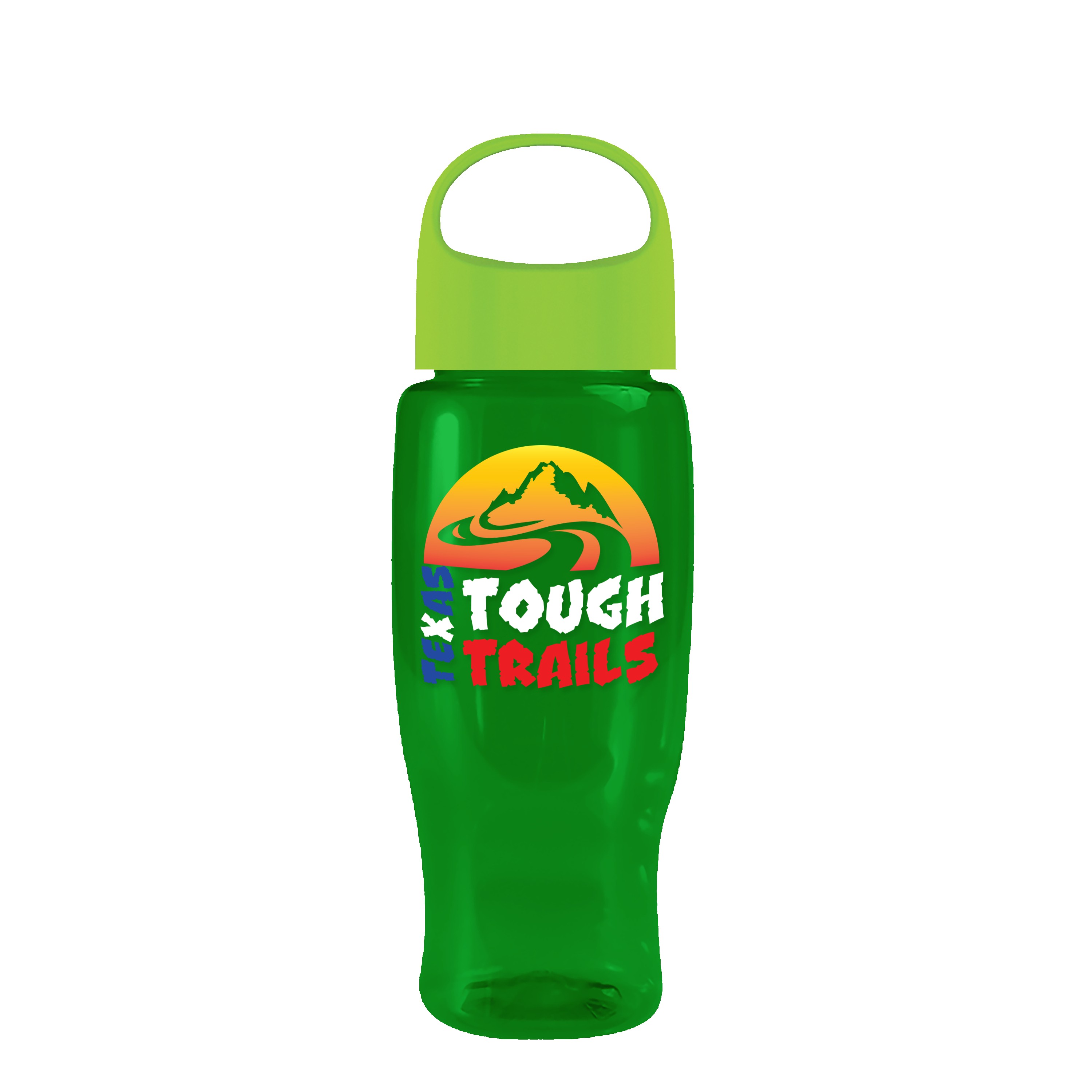 Picture of Garyline® Poly+ Recycled Bottle with Oval Crest Lid - 27 oz.