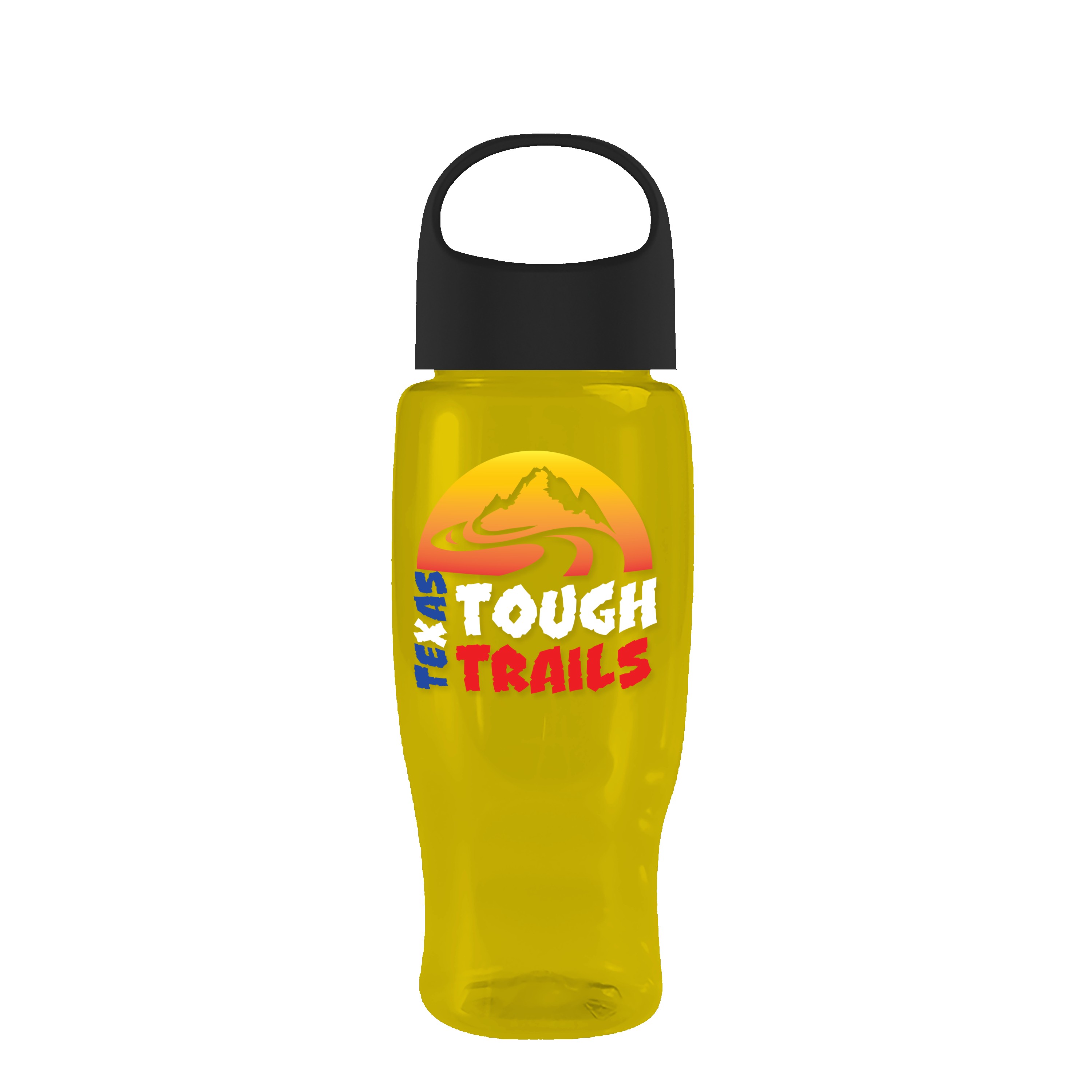 Picture of Garyline® Poly+ Recycled Bottle with Oval Crest Lid - 27 oz.