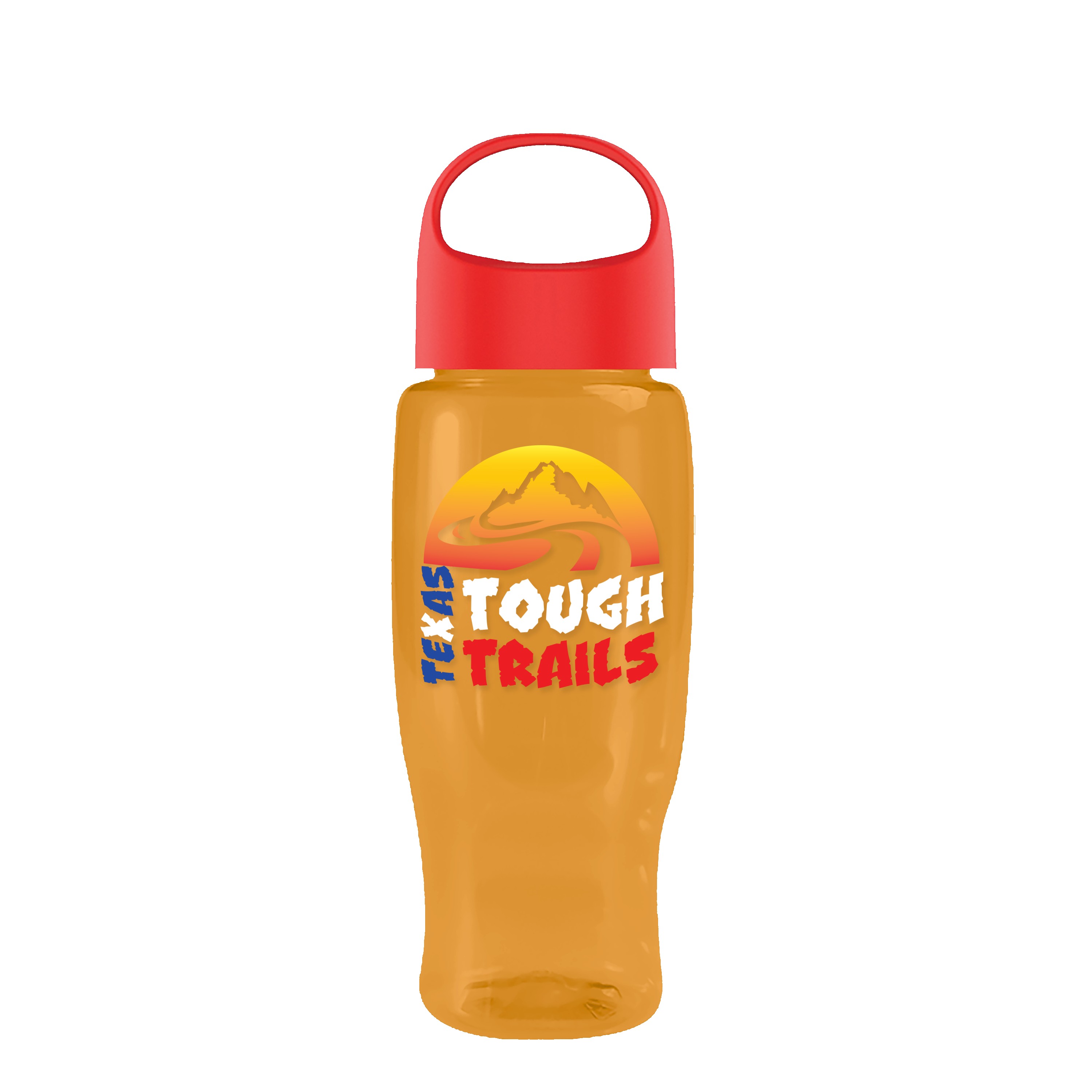 Picture of Garyline® Poly+ Recycled Bottle with Oval Crest Lid - 27 oz.