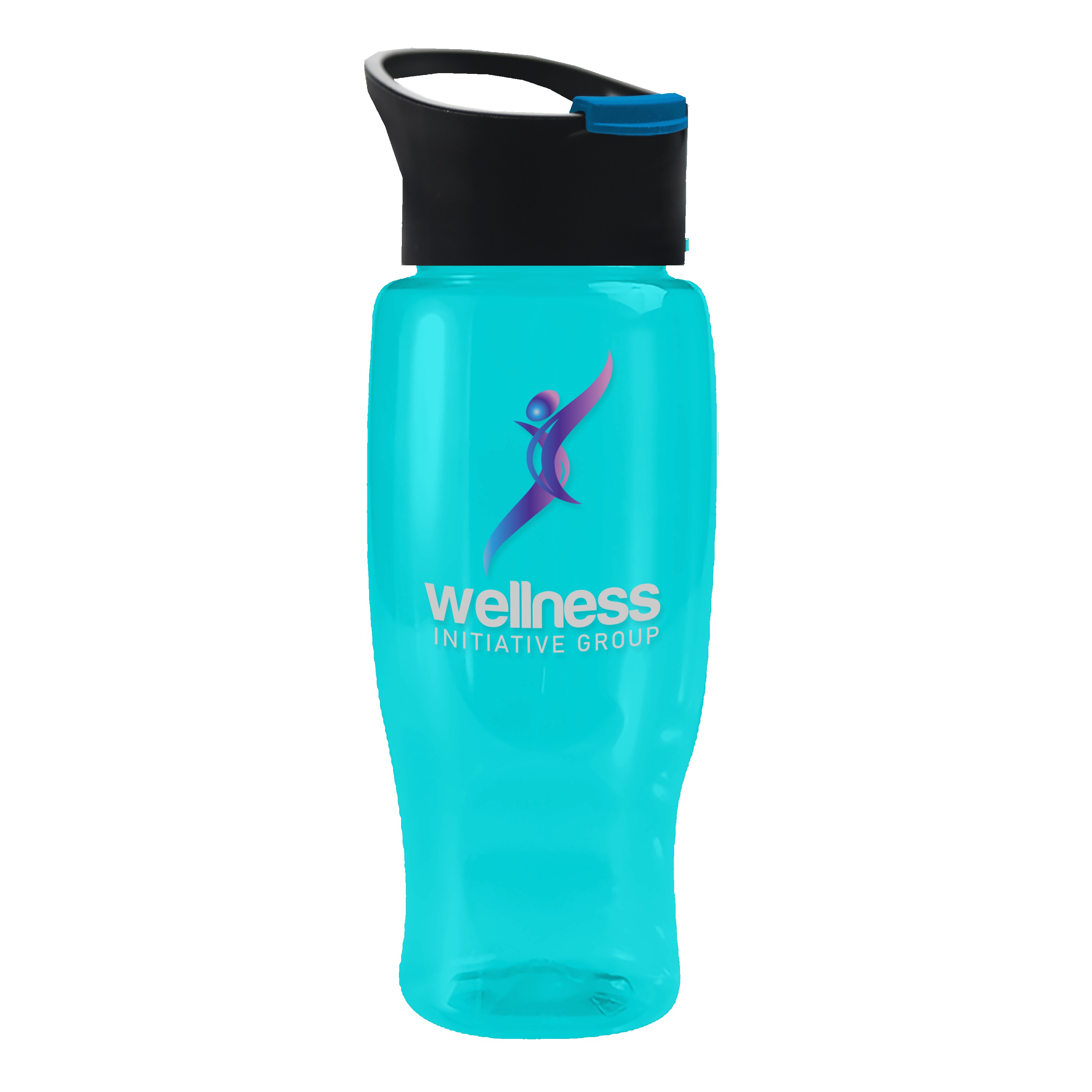 Picture of Garyline® Poly+ Recycled Bottle with Pop-Up Lid - 27 oz.