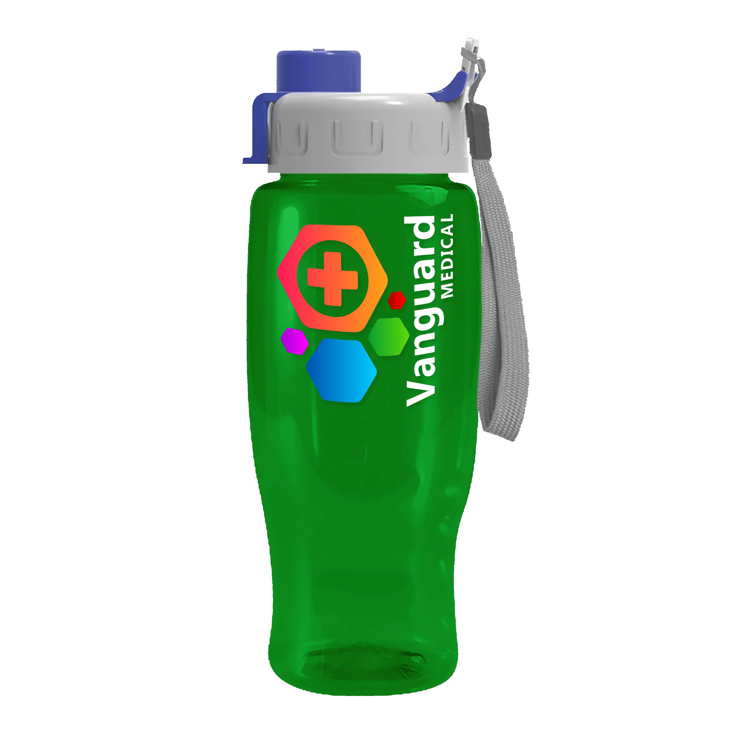 Picture of Garyline® Poly+ Recycled Bottle with Quick-Snap Lid - 27 oz.