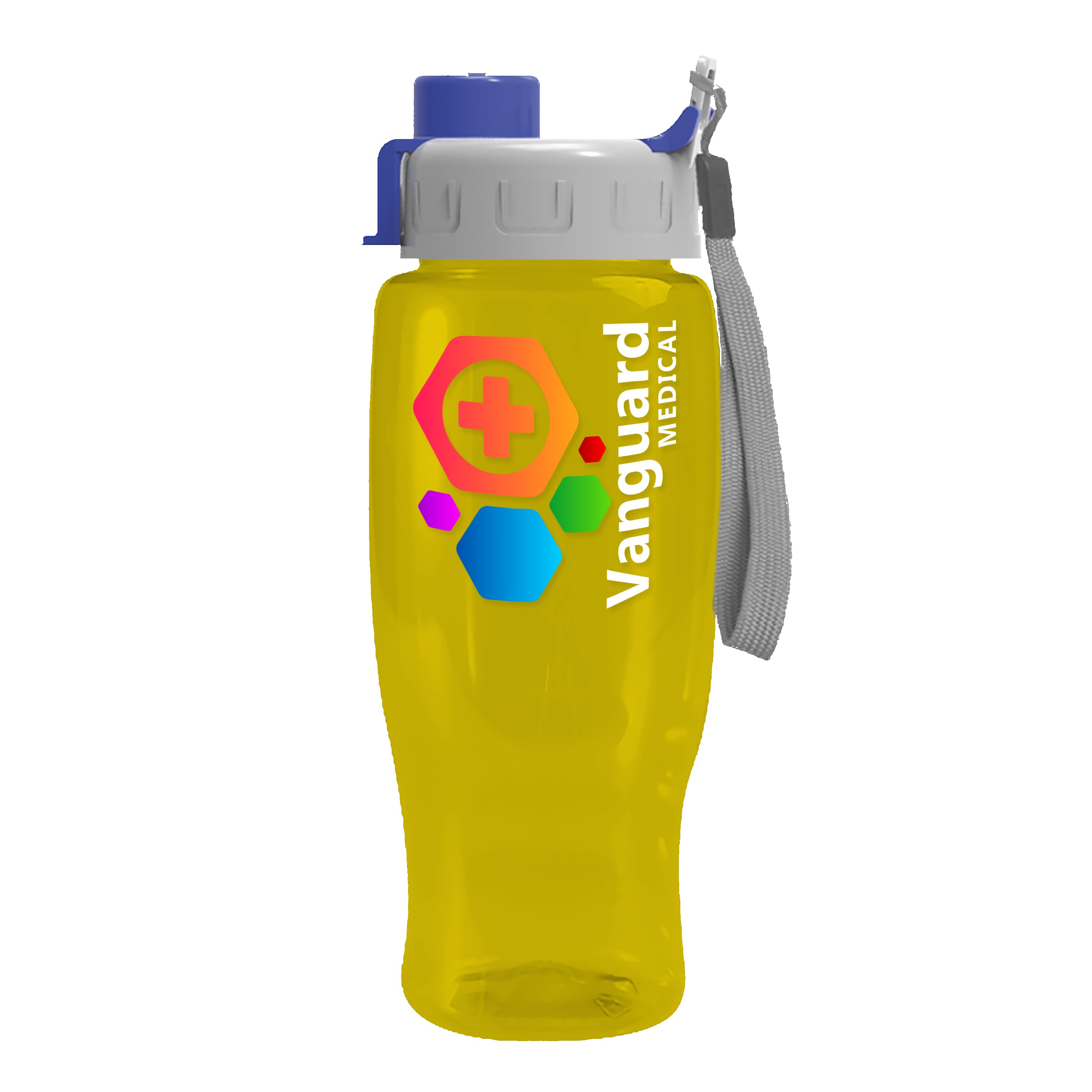 Picture of Garyline® Poly+ Recycled Bottle with Quick-Snap Lid - 27 oz.