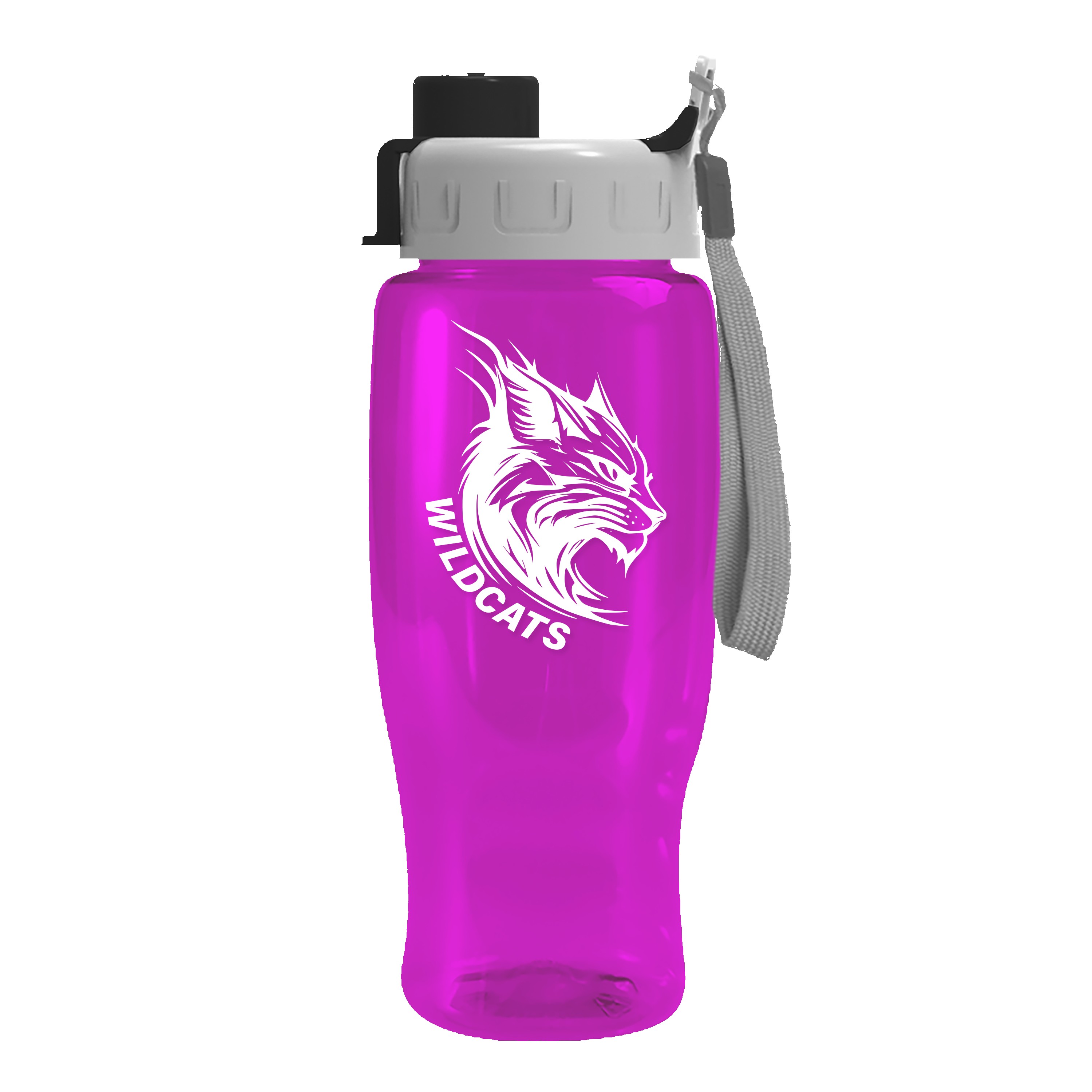 Picture of Garyline® Poly+ Recycled Bottle with Quick-Snap Lid - 27 oz.