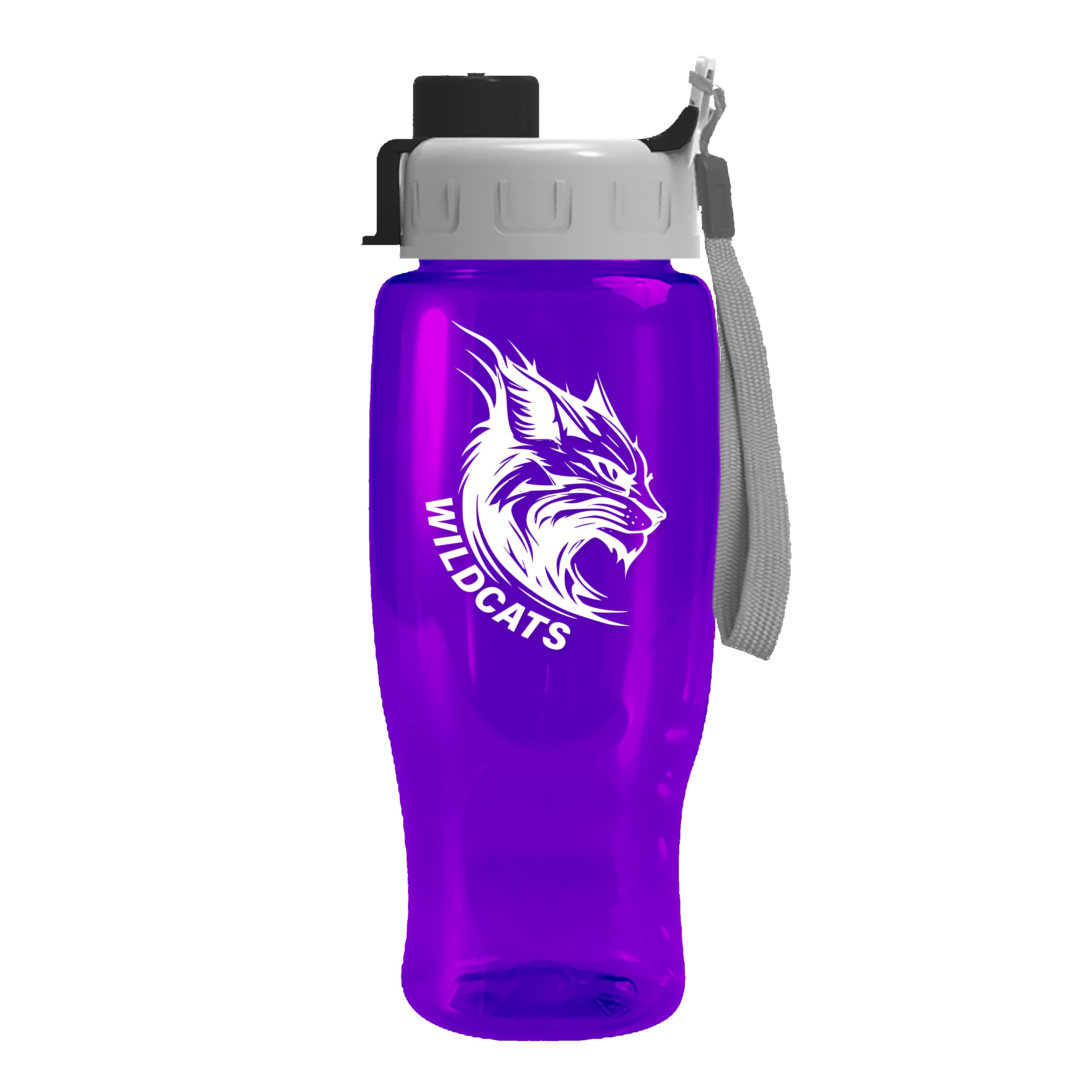Picture of Garyline® Poly+ Recycled Bottle with Quick-Snap Lid - 27 oz.