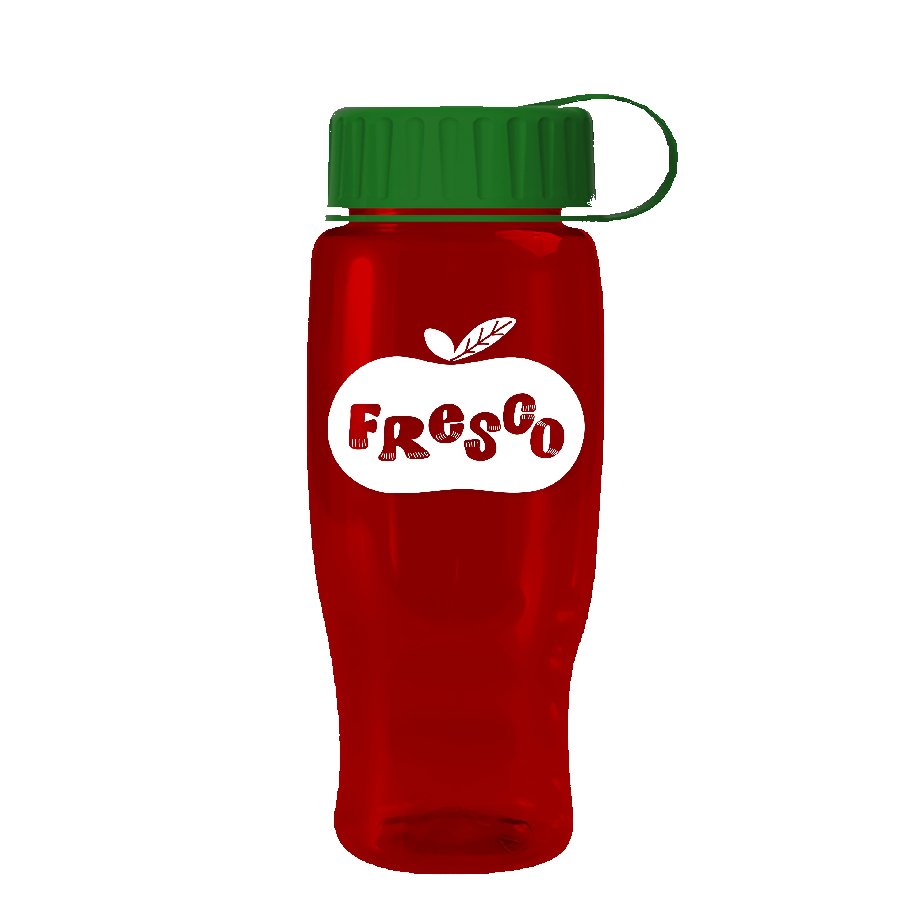 Picture of Garyline® Poly+ Recycled Bottle with Tethered Lid - 27 oz.