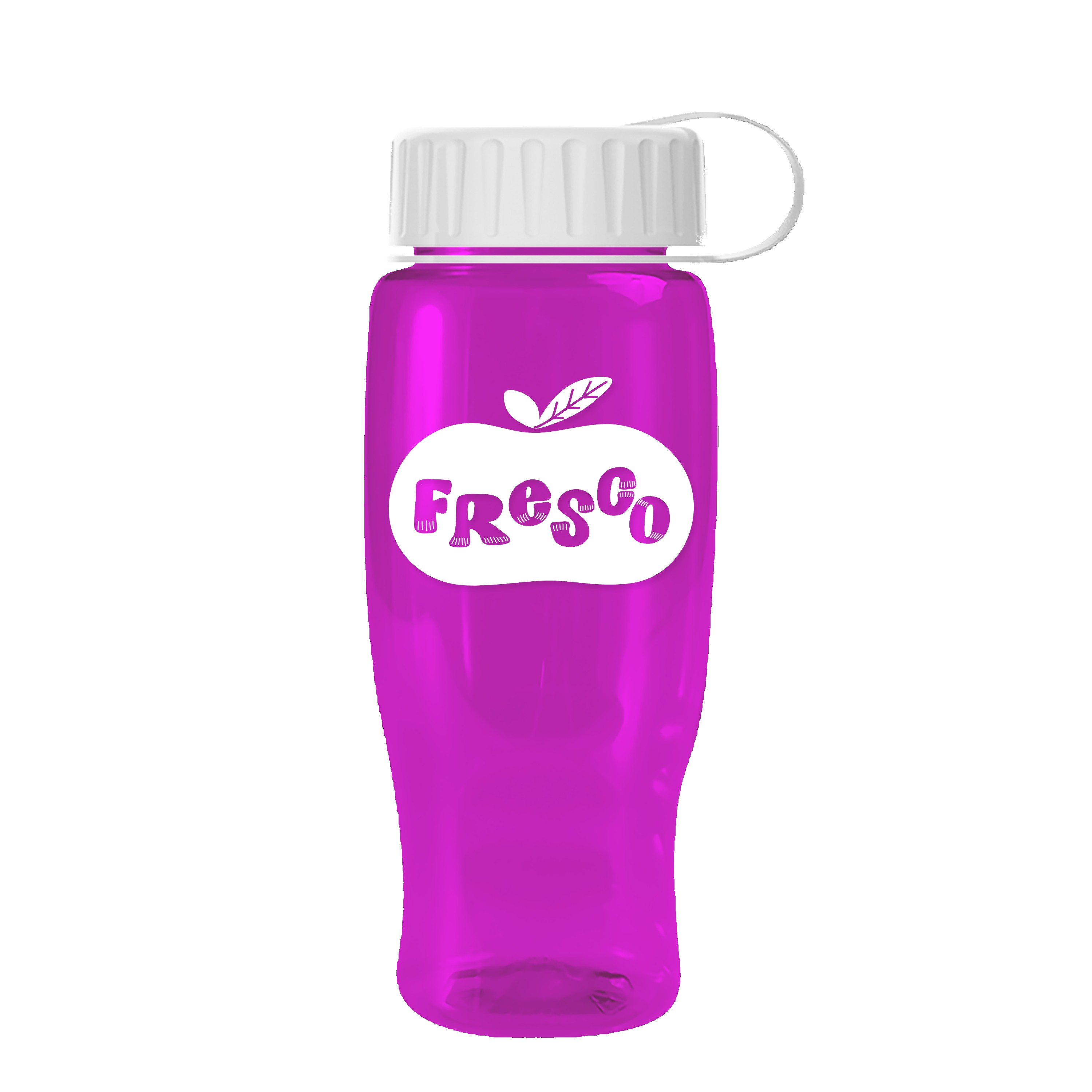 Picture of Garyline® Poly+ Recycled Bottle with Tethered Lid - 27 oz.