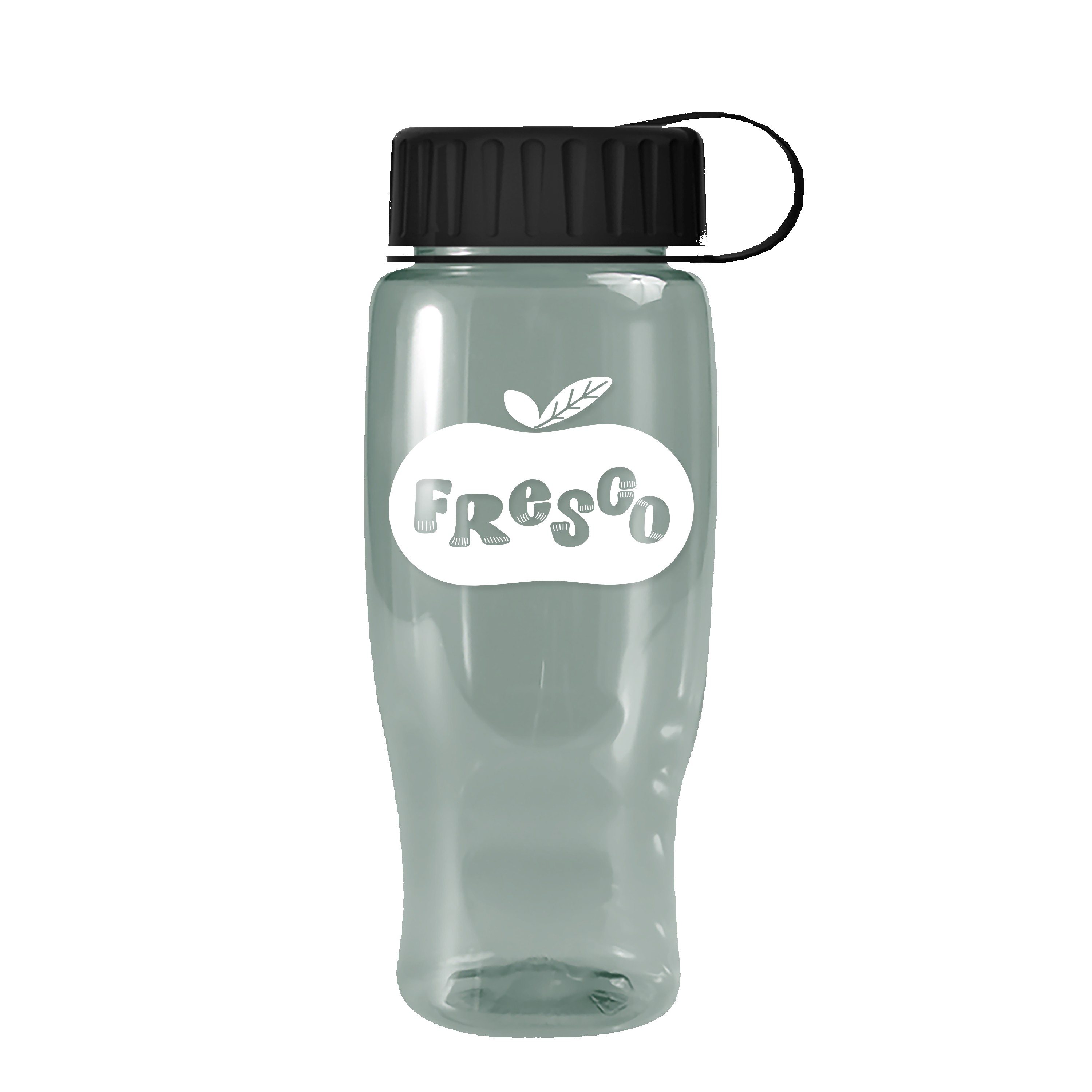 Picture of Garyline® Poly+ Recycled Bottle with Tethered Lid - 27 oz.