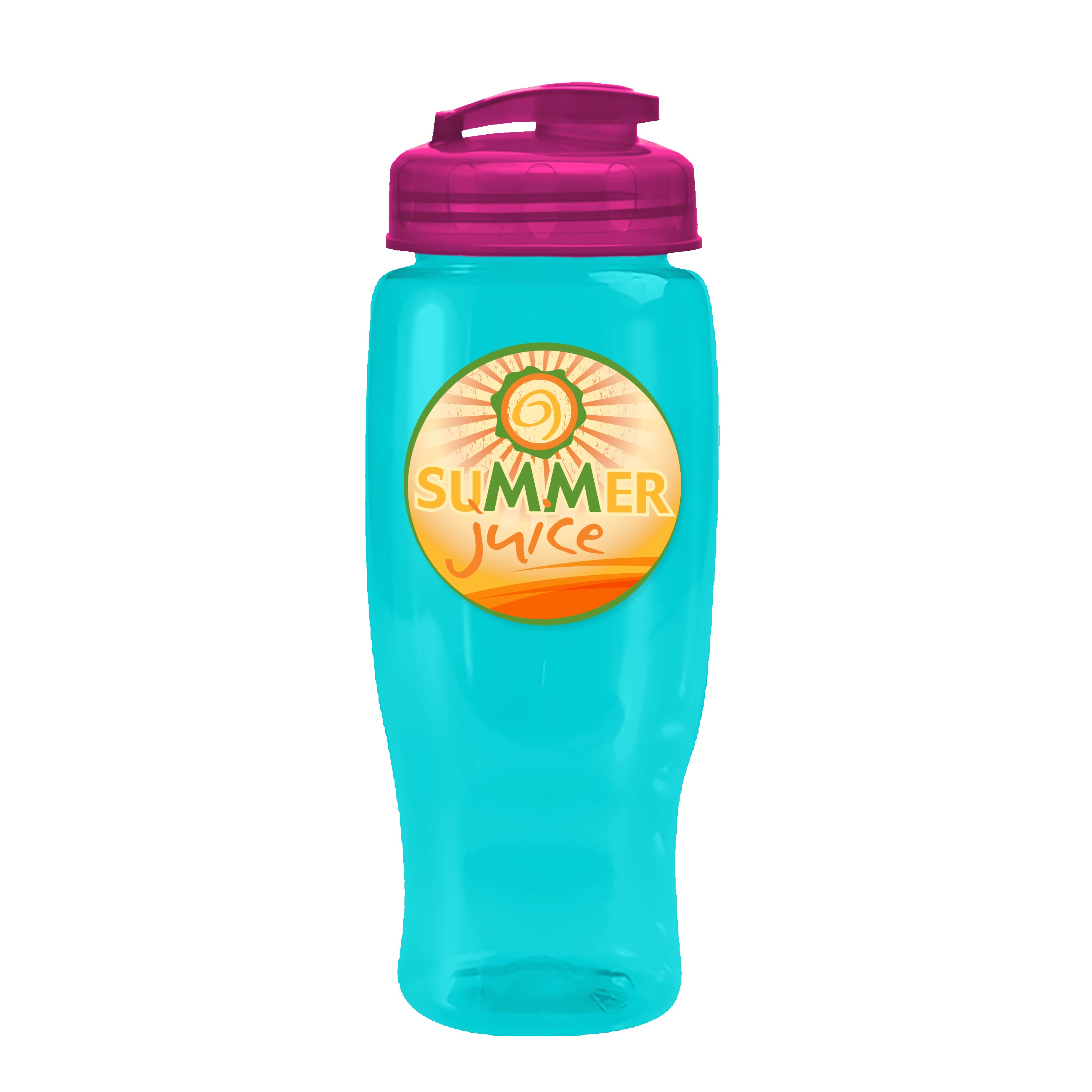 Picture of Garyline® Poly+ Recycled Bottle with Flip-Top Lid - 27 oz.