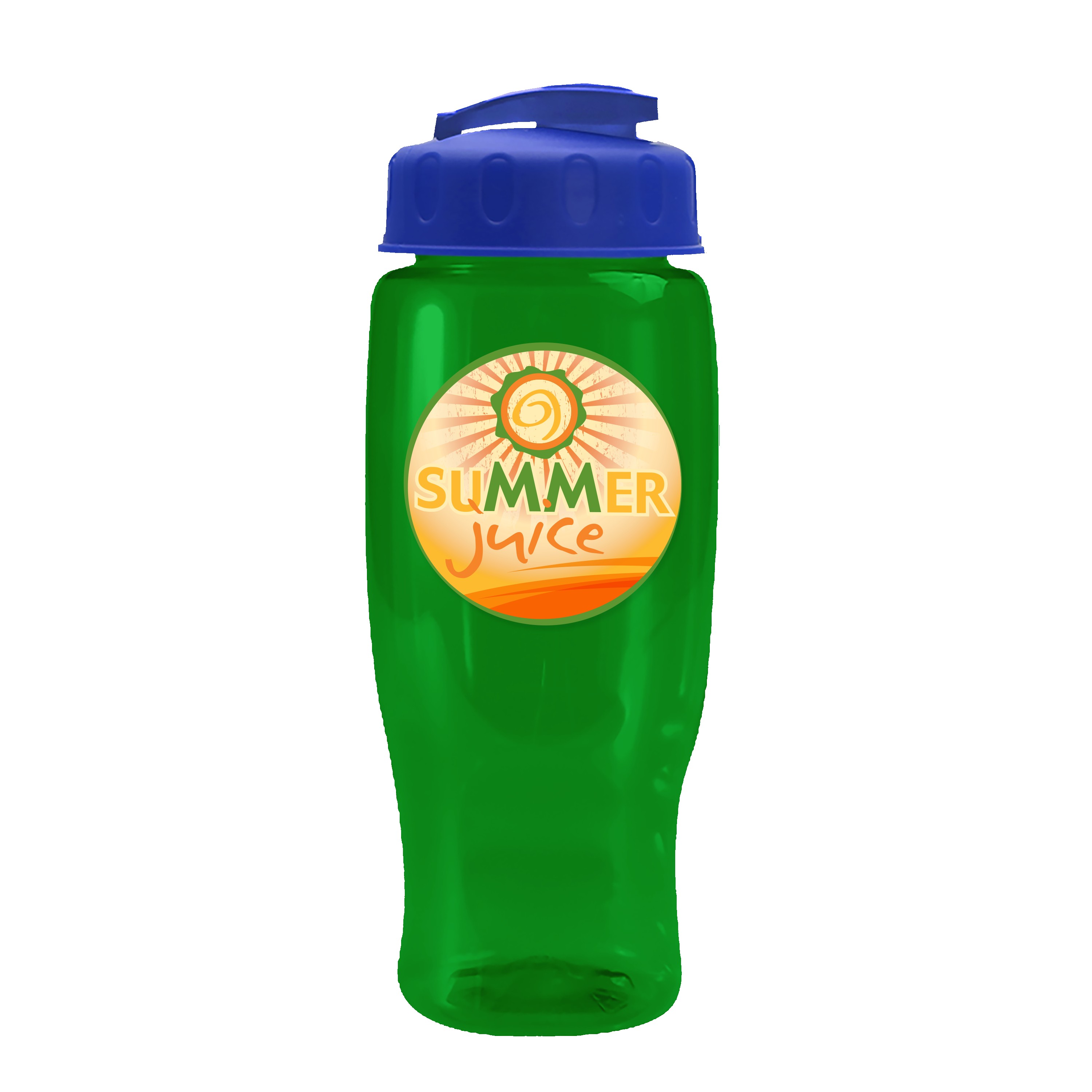 Picture of Garyline® Poly+ Recycled Bottle with Flip-Top Lid - 27 oz.