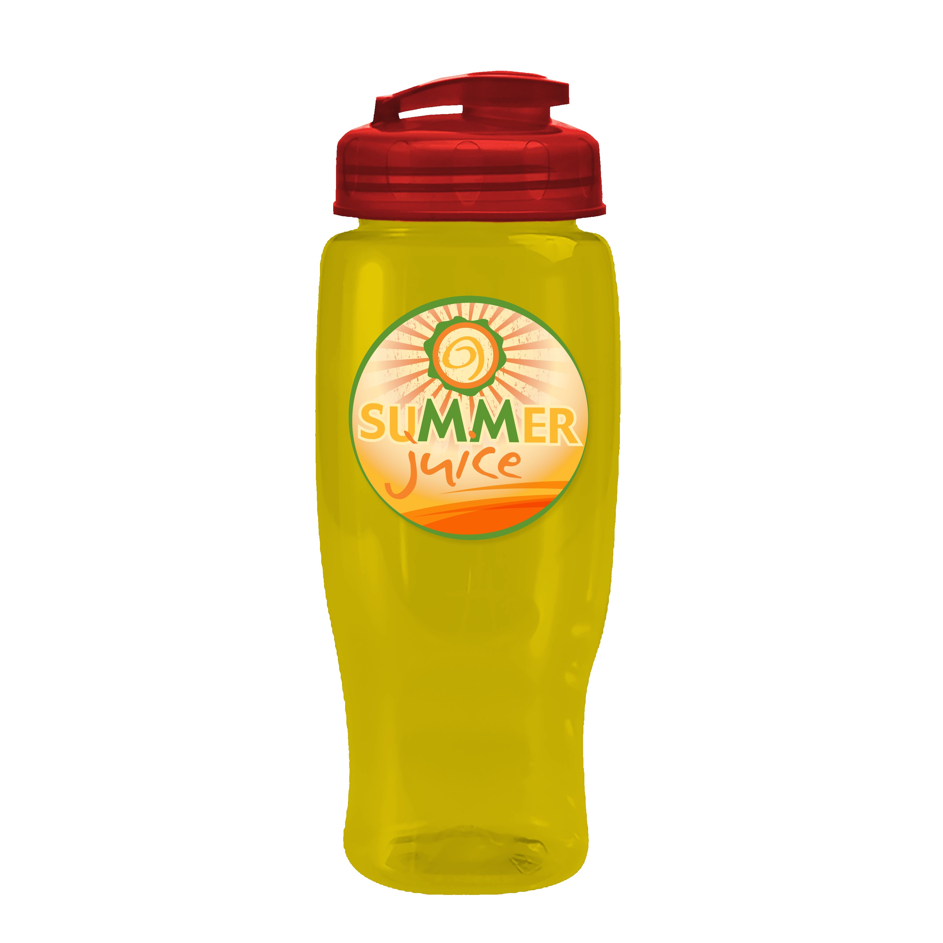 Picture of Garyline® Poly+ Recycled Bottle with Flip-Top Lid - 27 oz.