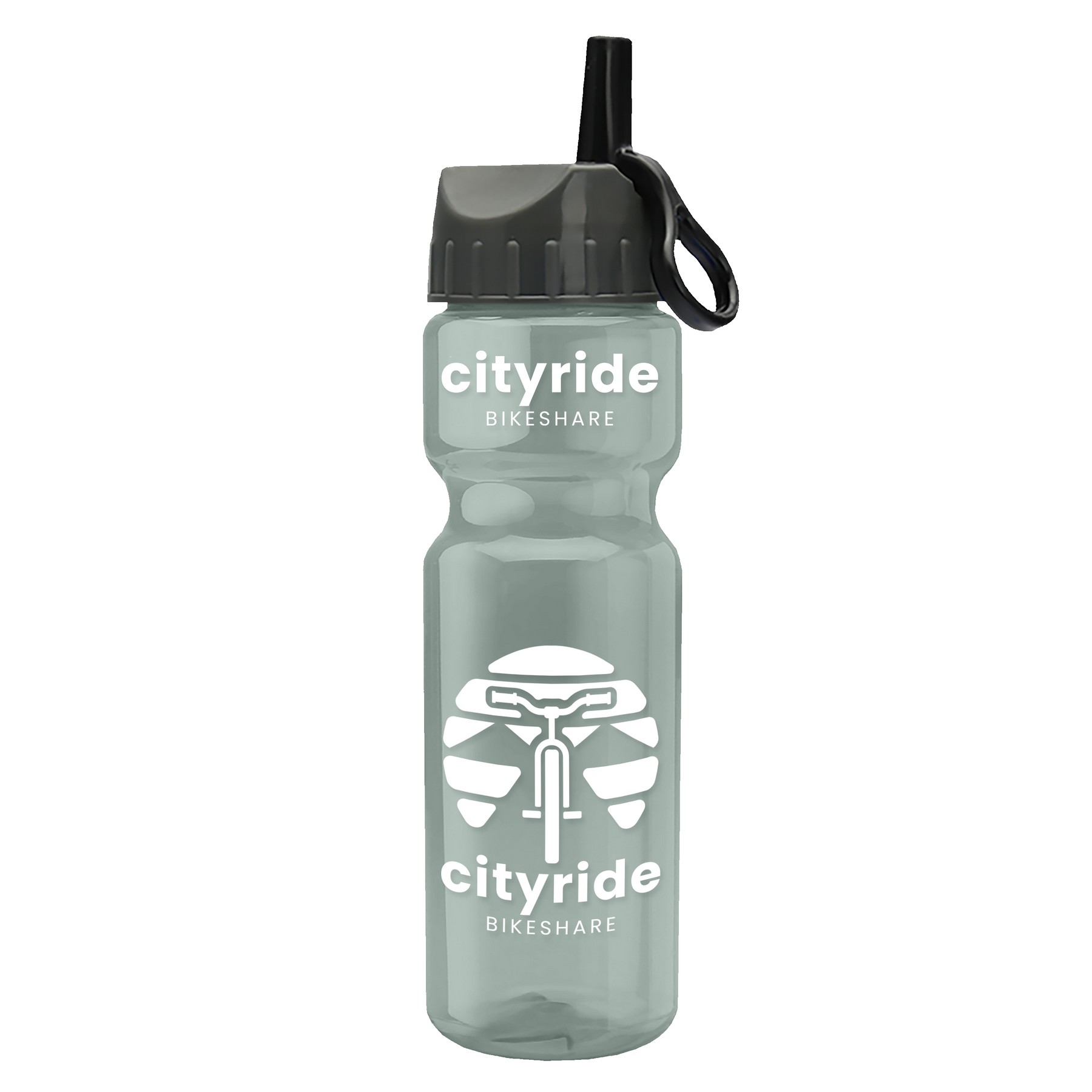 Picture of Garyline® Champ Recycled Bottle with Ring-Straw Lid - 28 oz.